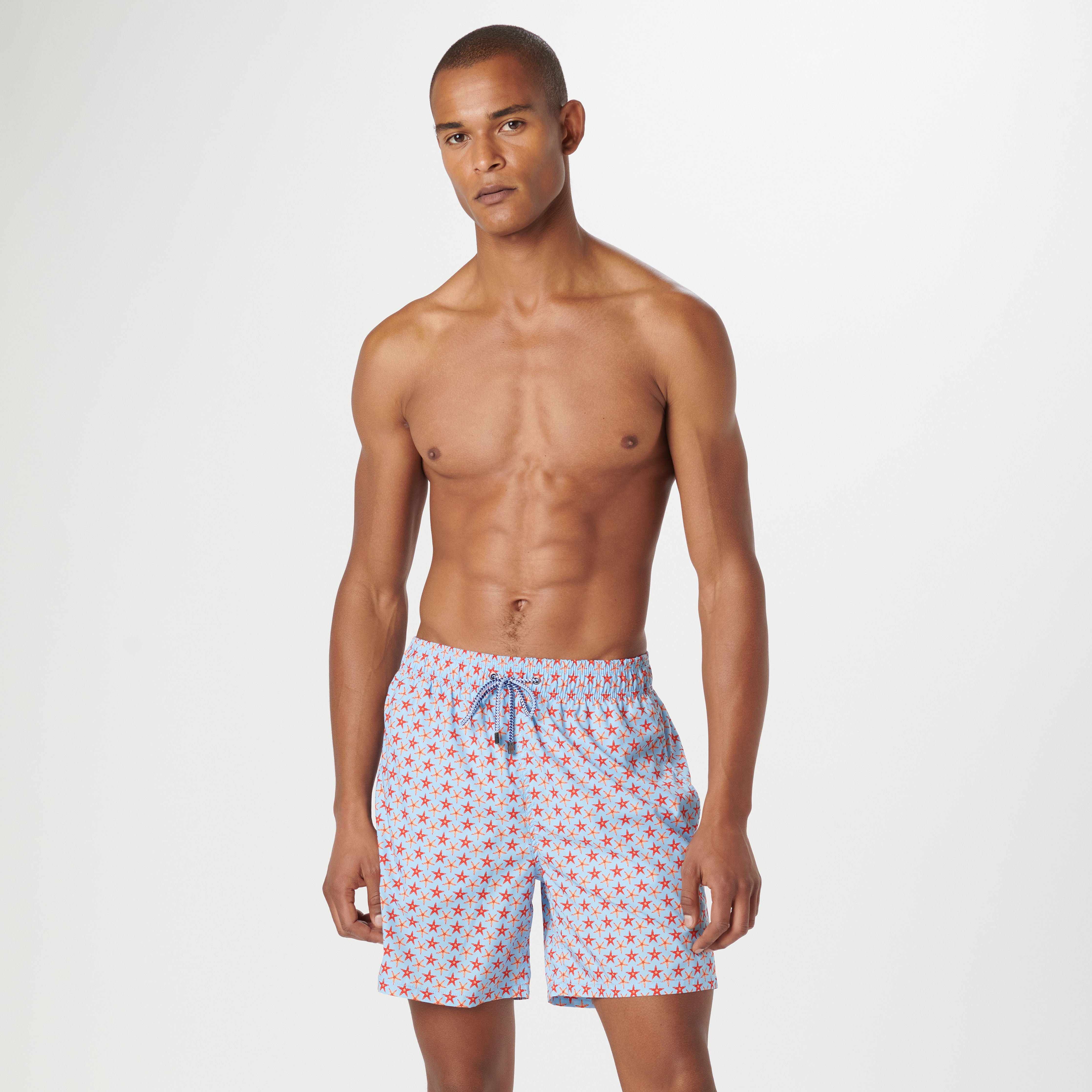 Premium Adrian Star Swim Trunks for Men - Quick Dry, Comfortable & Stylish Beach Shorts - Perfect for Swimming, Vacation & Summer Outdoor Activities