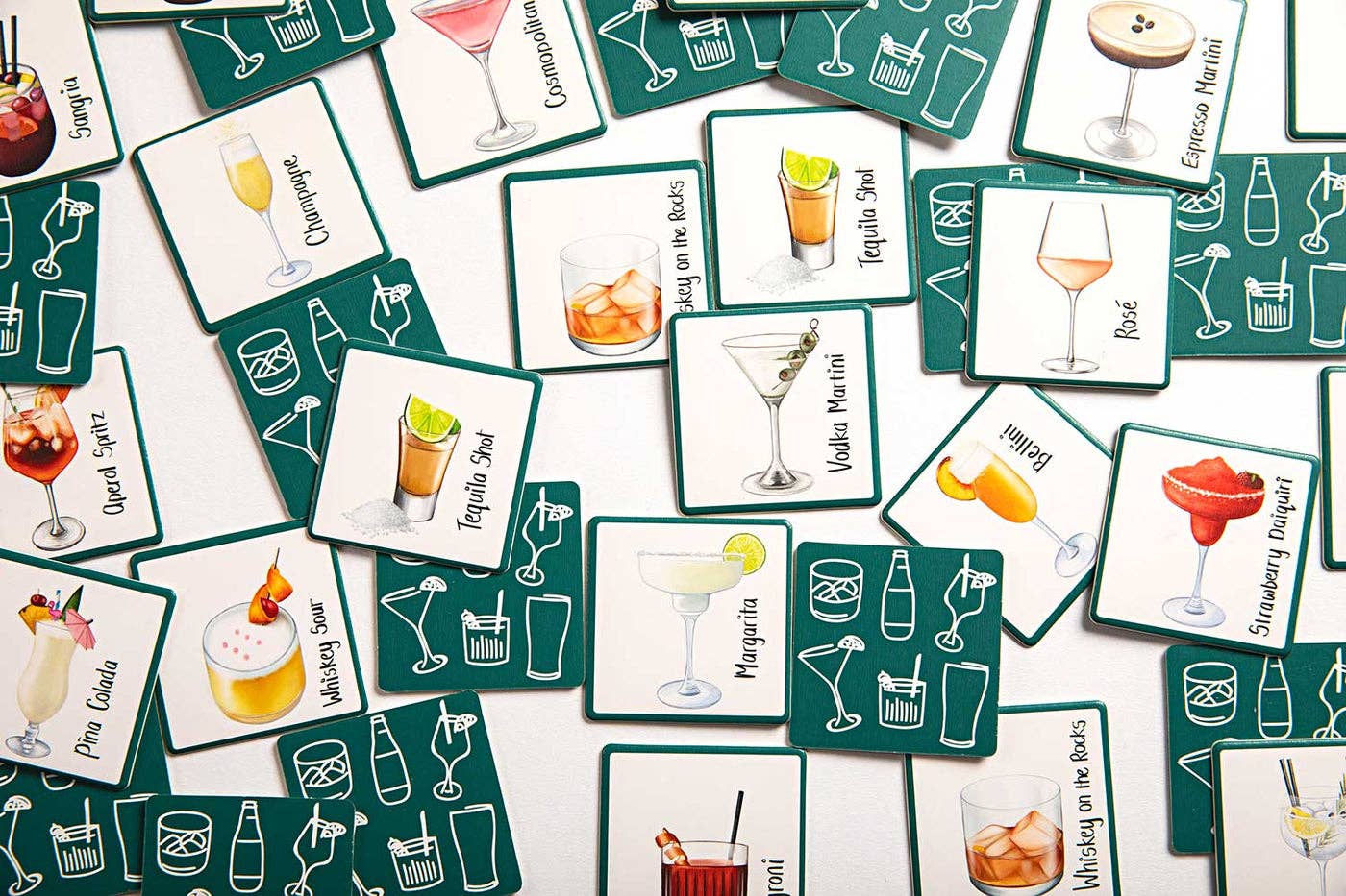 Fun Adult Drinking Memory Card Game - Party & Social Drinking Games for Adults - Perfect for Game Nights, Bachelorette Parties & Bar Trivia