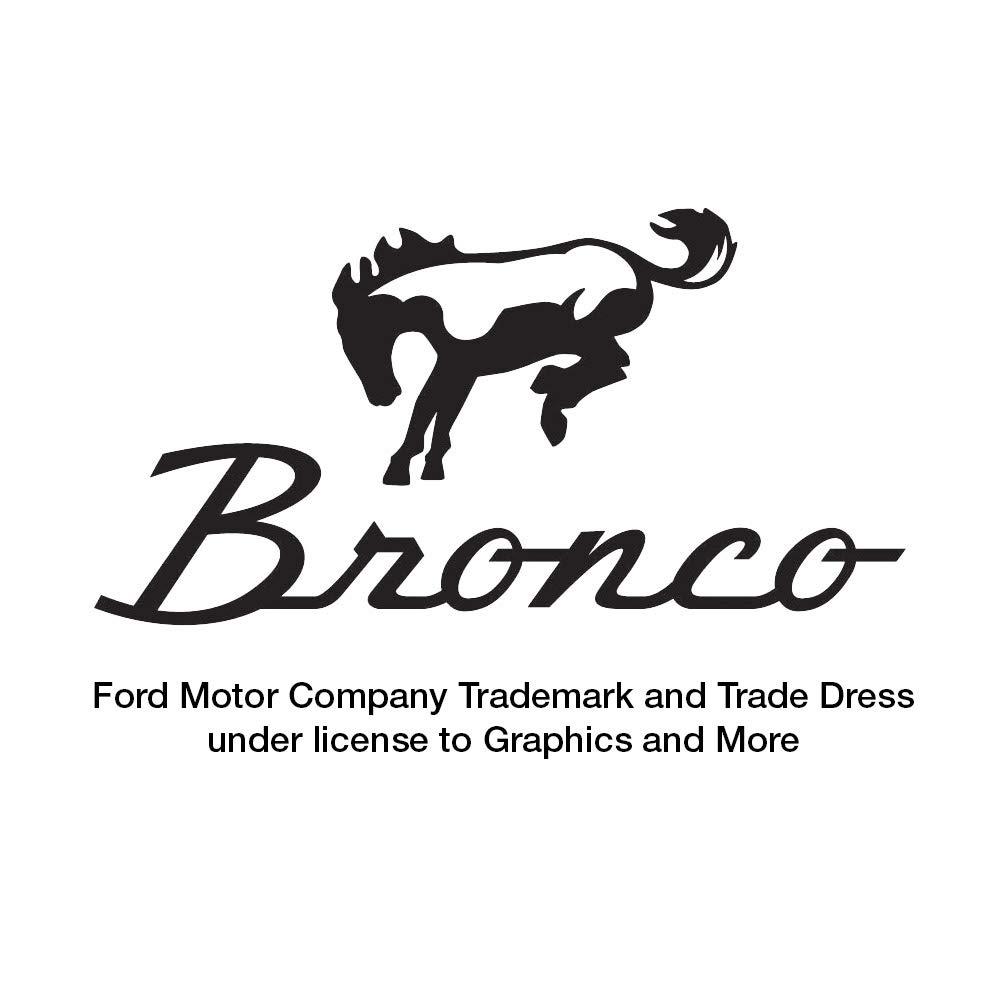 New Bronco Logo Low Profile Thin Mouse Pad - Non-Slip Gaming & Office Desk Mat for PC, Laptop, Mac - Perfect for Work, Gaming & Home Office Setup