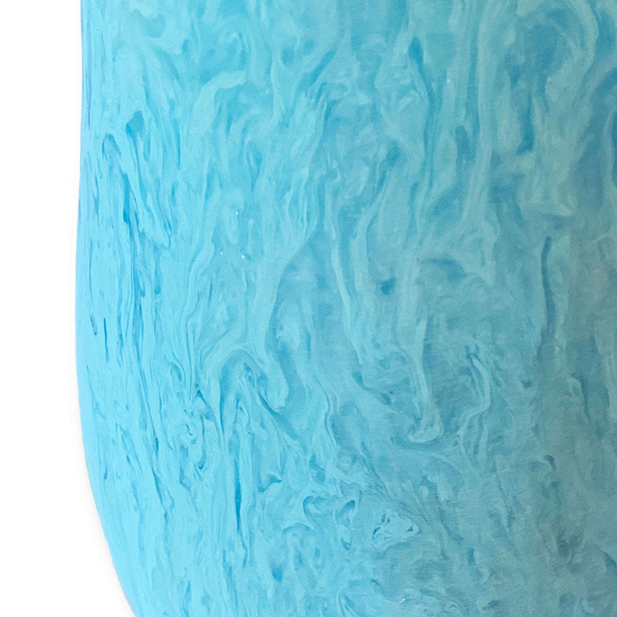 Handmade Resin Swirl Tall Jug in Pale Blue - Perfect for Kitchen Storage, Home Decor & Gift Giving