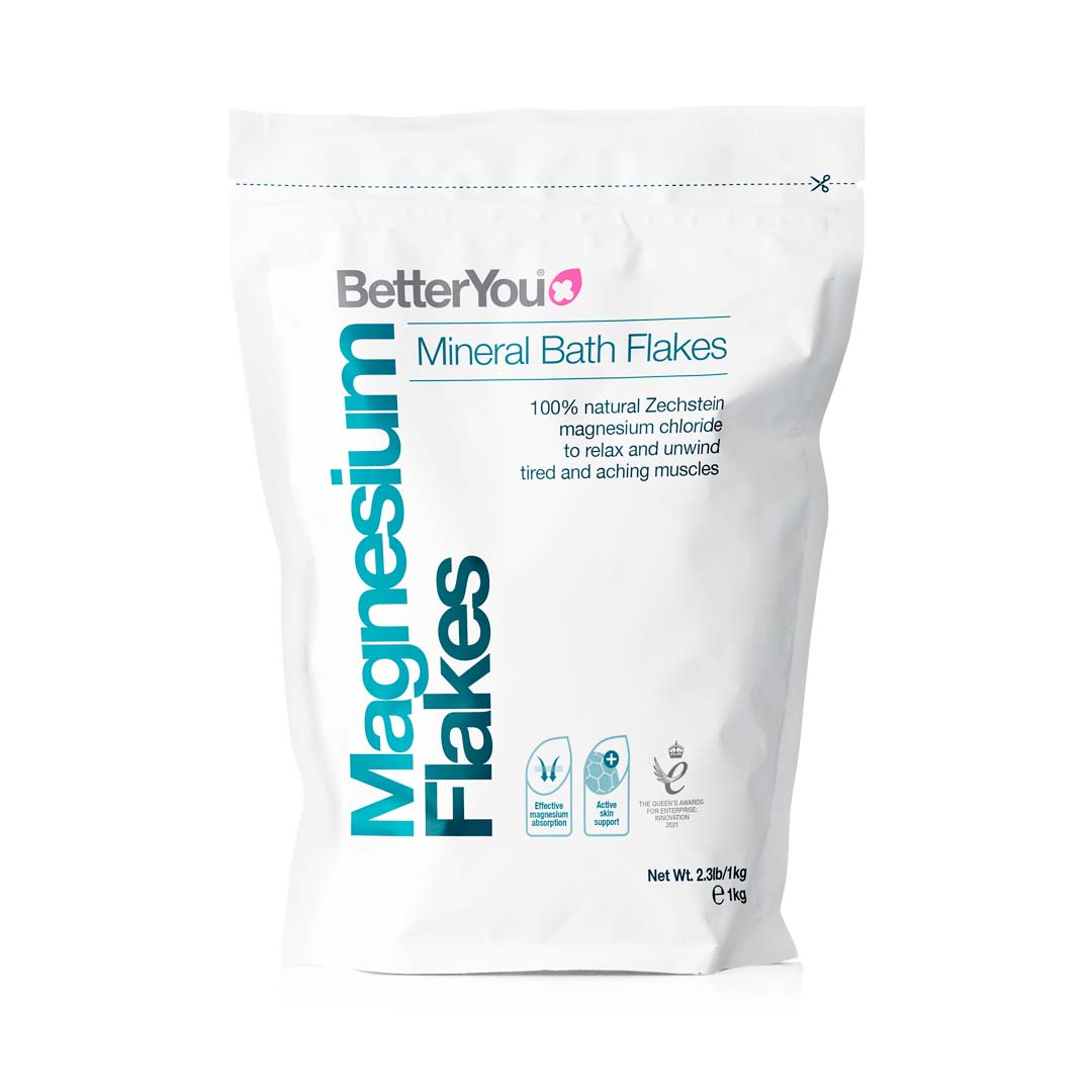 BetterYou Magnesium Flakes 250g - Premium Epsom Salt for Relaxation, Muscle Recovery & Bath Soak | Ideal for Stress Relief, Sleep Aid & Skin Detox