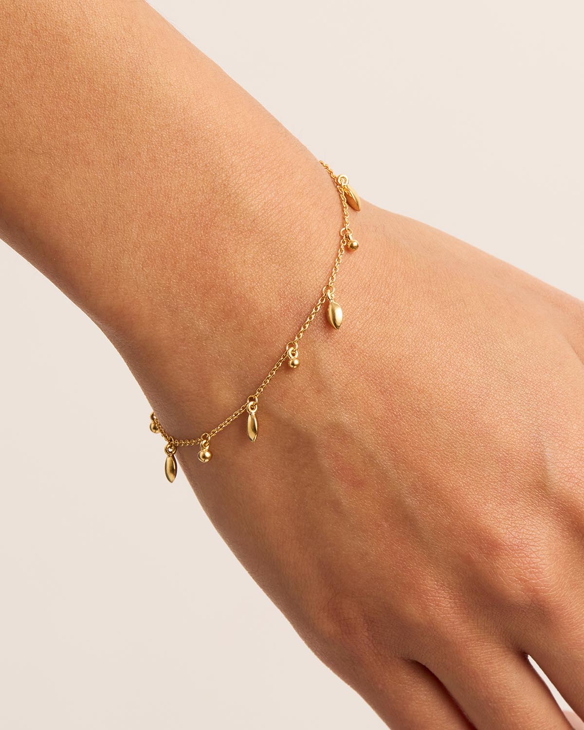 18K Gold Vermeil Live in Grace Bracelet - Elegant & Dainty Jewelry for Women, Perfect for Everyday Wear, Gifts & Special Occasions
