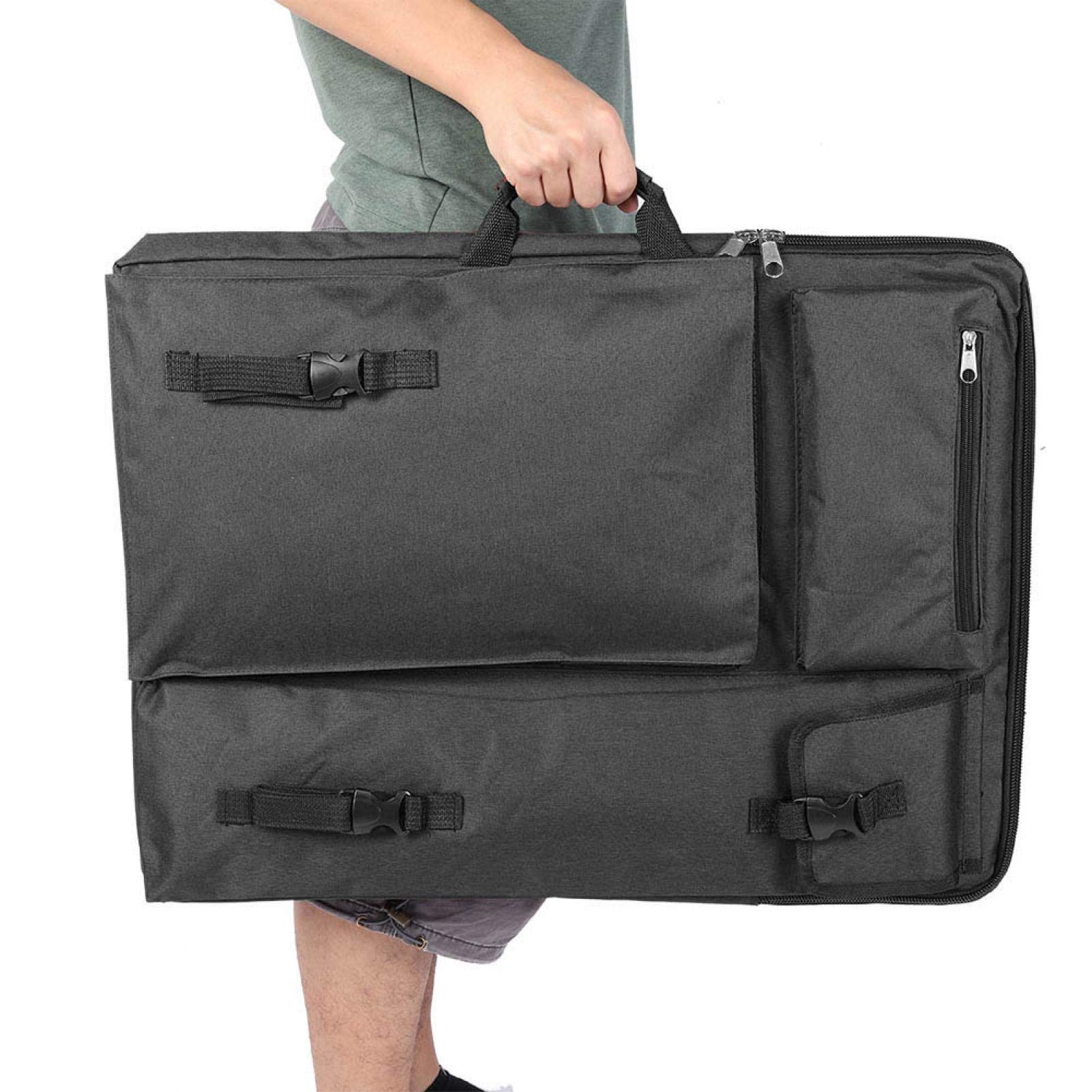 Multi-Function Adjustable Travel Sketching Bag - Large Canvas Artist Backpack for Sketching, Travel & Camping (Black) | Perfect for Outdoor Art, Urban Sketching & Creative Adventures