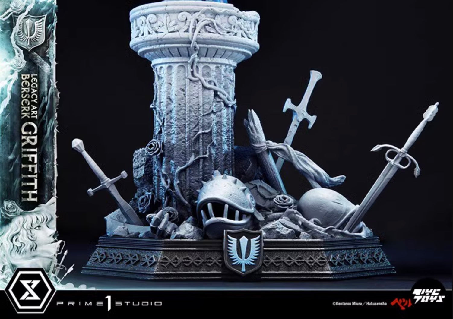 Prime1Studio Licensed Berserk Guts & Griffith Statue - Official Berserk Manga Collectible Figure for Anime Fans | Perfect for Display in Home, Office, or Gaming Room