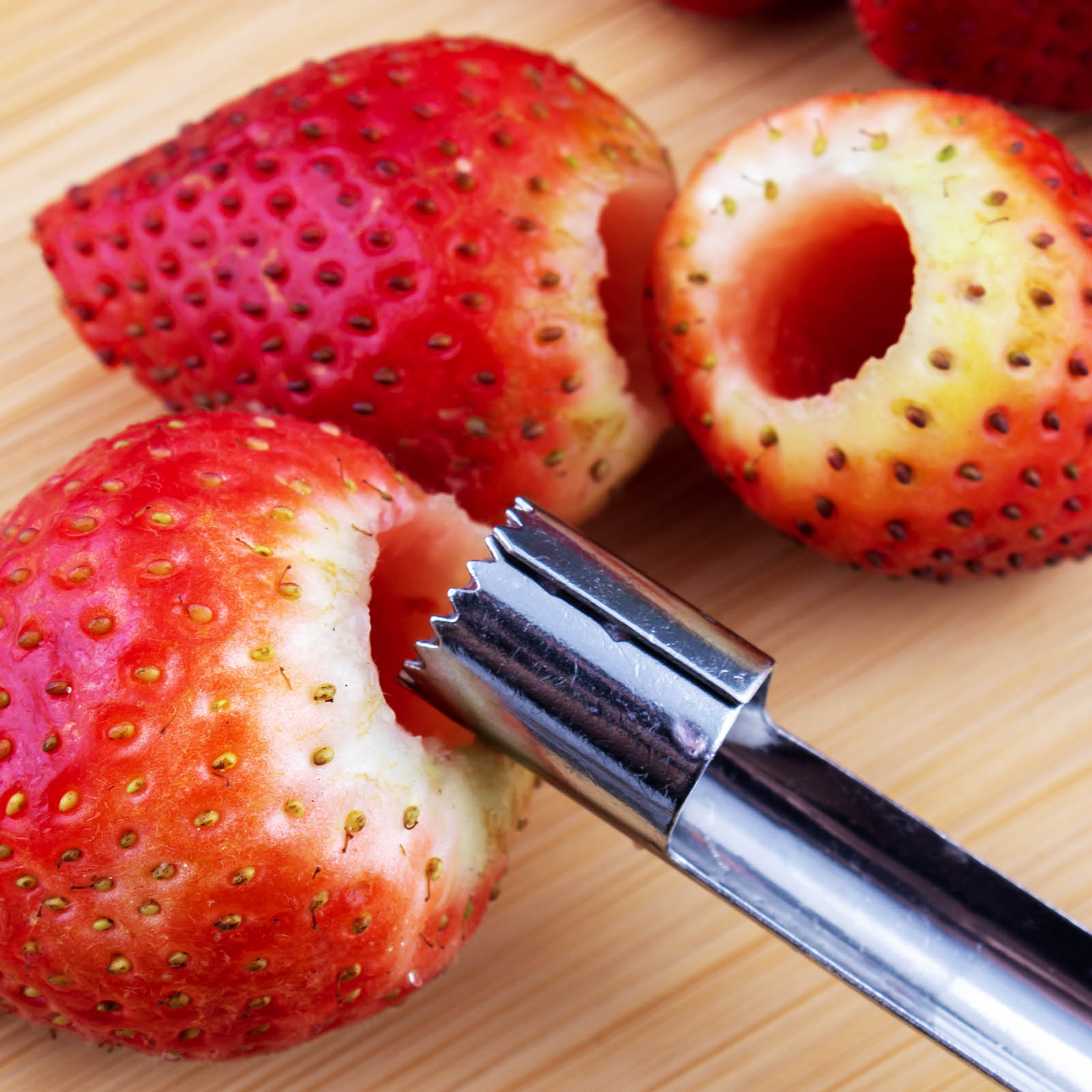 BarConic® Stainless Steel Fruit Corer Set - 5 Piece Kitchen Tool for Apples, Pears & Pineapples - Perfect for Baking, Cooking & Fruit Platters