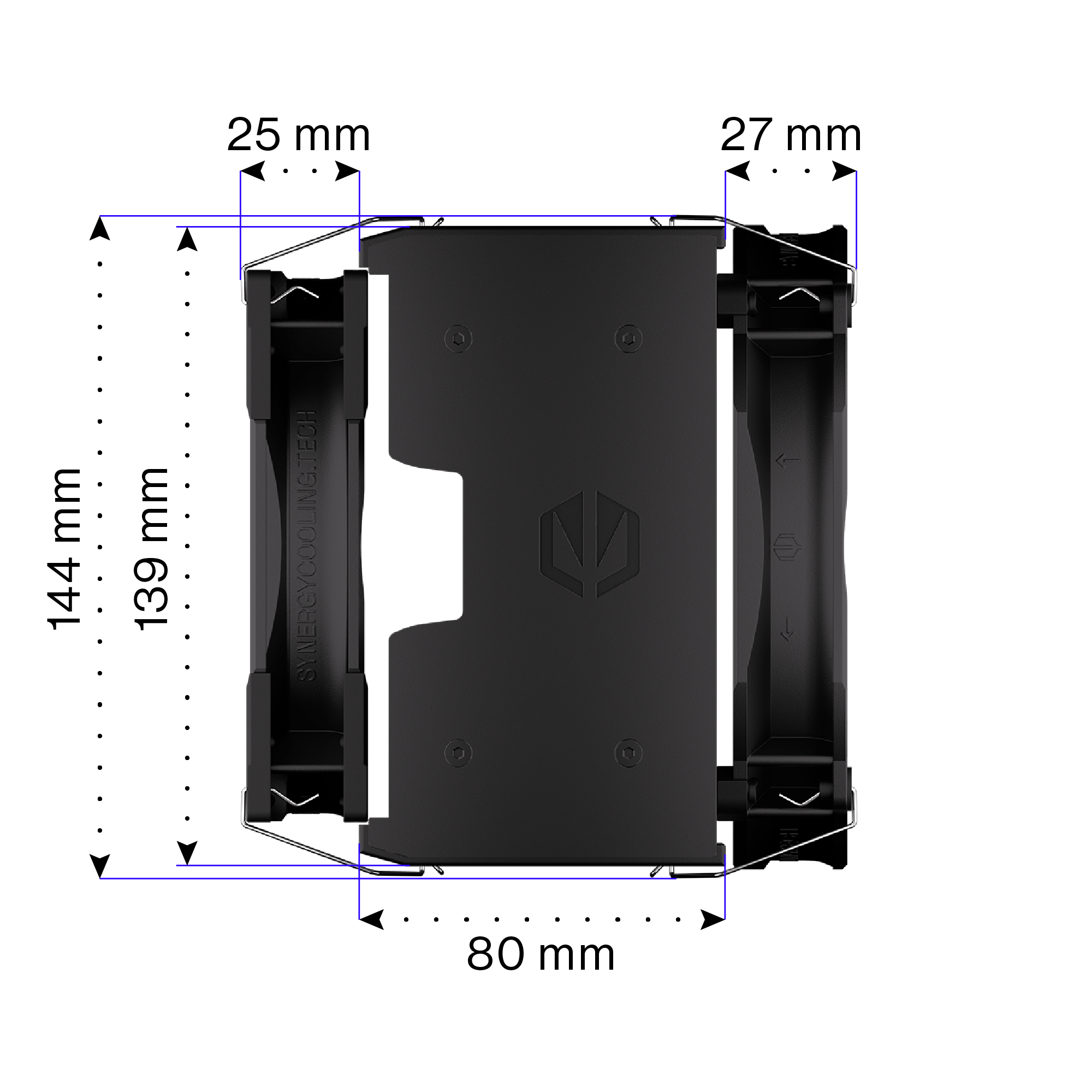 Endorfy Fortis 5 Dual Fan CPU Air Cooler - High Performance PC Cooling System for Gaming & Overclocking (EY3A009) | Perfect for Desktop Computers & Workstations
