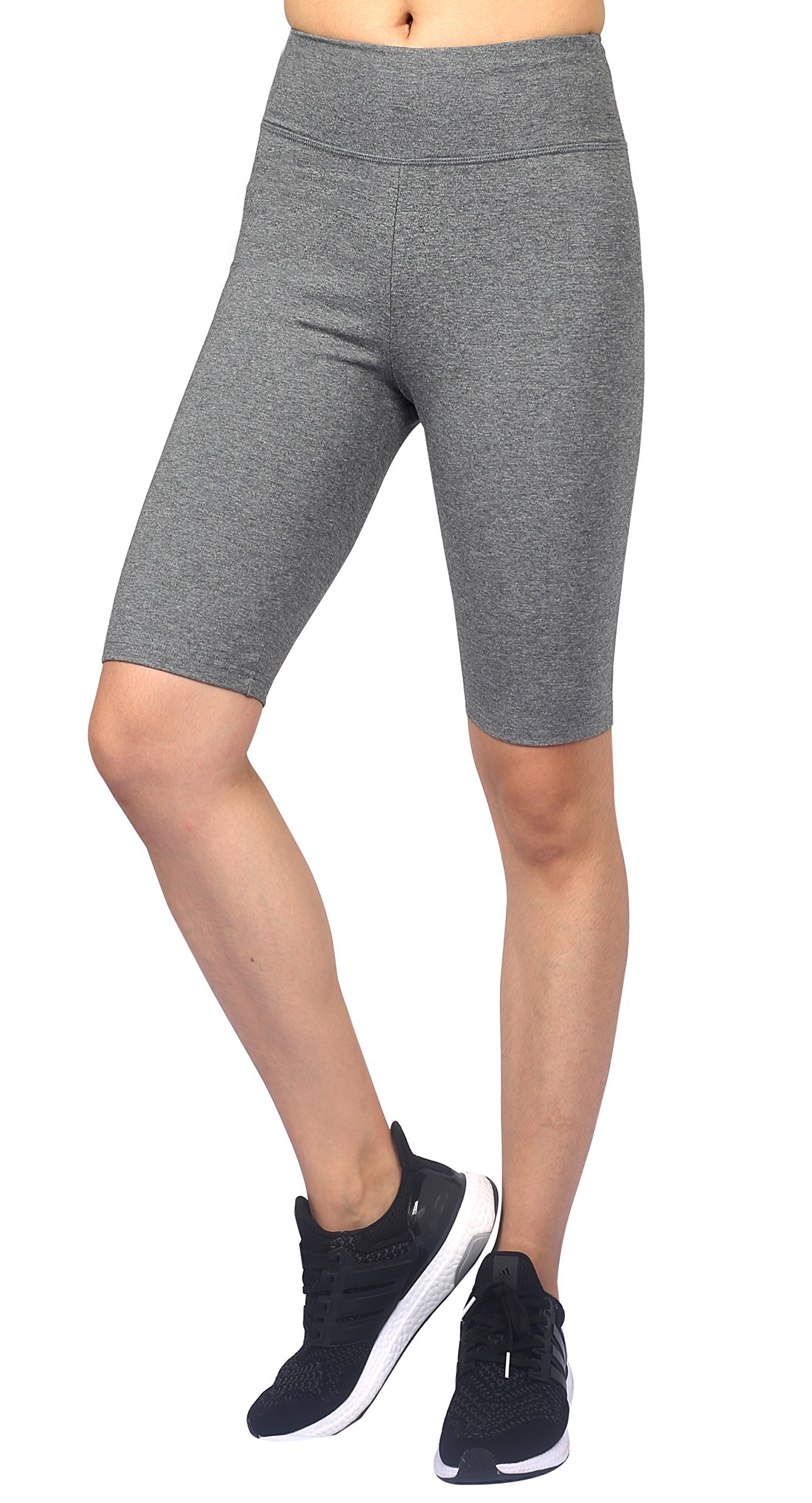 Neonysweet Women's High Waist Cotton Gym Shorts for Yoga, Running, Workout & Fitness - Breathable & Comfortable Activewear for Women - Perfect for Yoga, Gym, Lounge & Everyday Wear