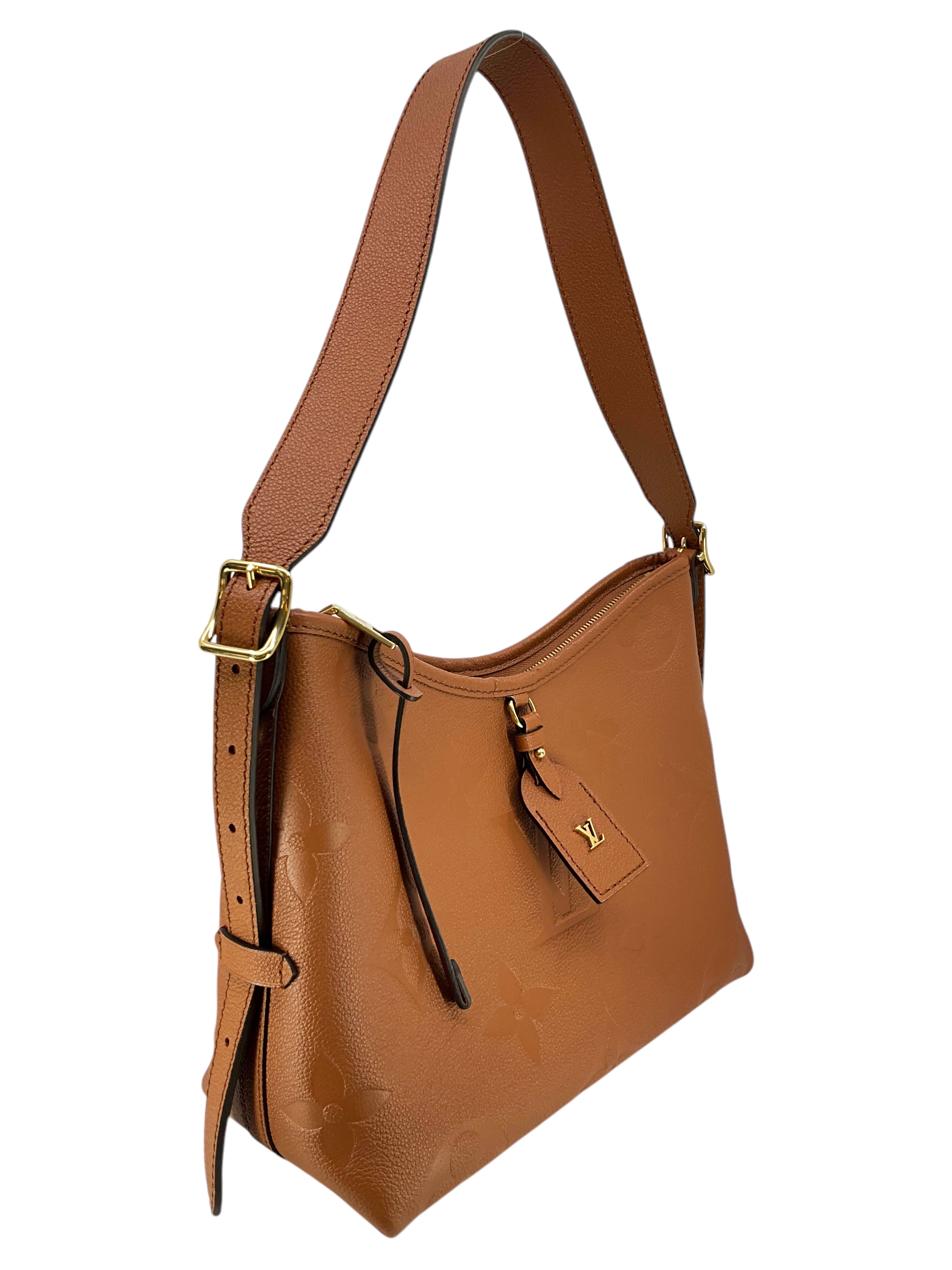 Authentic Louis Vuitton Giant Monogram Empreinte Leather Carryall PM Handbag - Luxury Tote for Women, Perfect for Work, Travel & Everyday Use