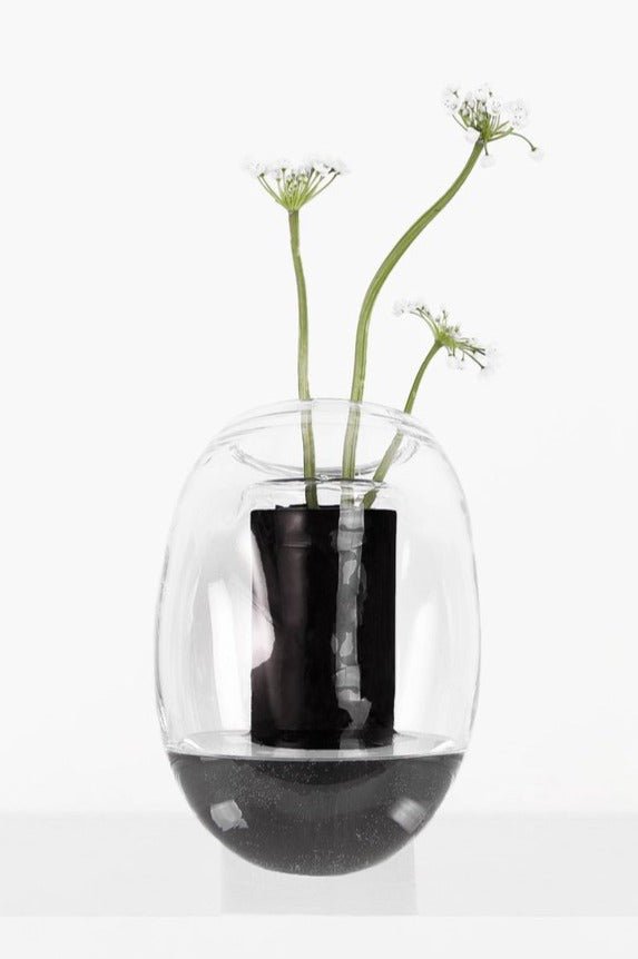 Noom Gutta Boon Vase - Modern Ceramic Home Decor for Living Room, Bedroom & Office