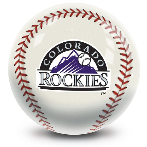 MLB Colorado Rockies Official Licensed Bowling Ball - Perfect for Baseball Fans & Bowling Enthusiasts - Great for Game Nights, Sports Bars, and Themed Parties