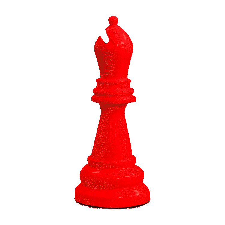 18 Inch Giant Fiberglass Bishop Chess Piece - MegaChess Custom Chess Set for Outdoor & Indoor Games, Garden Decor, Events