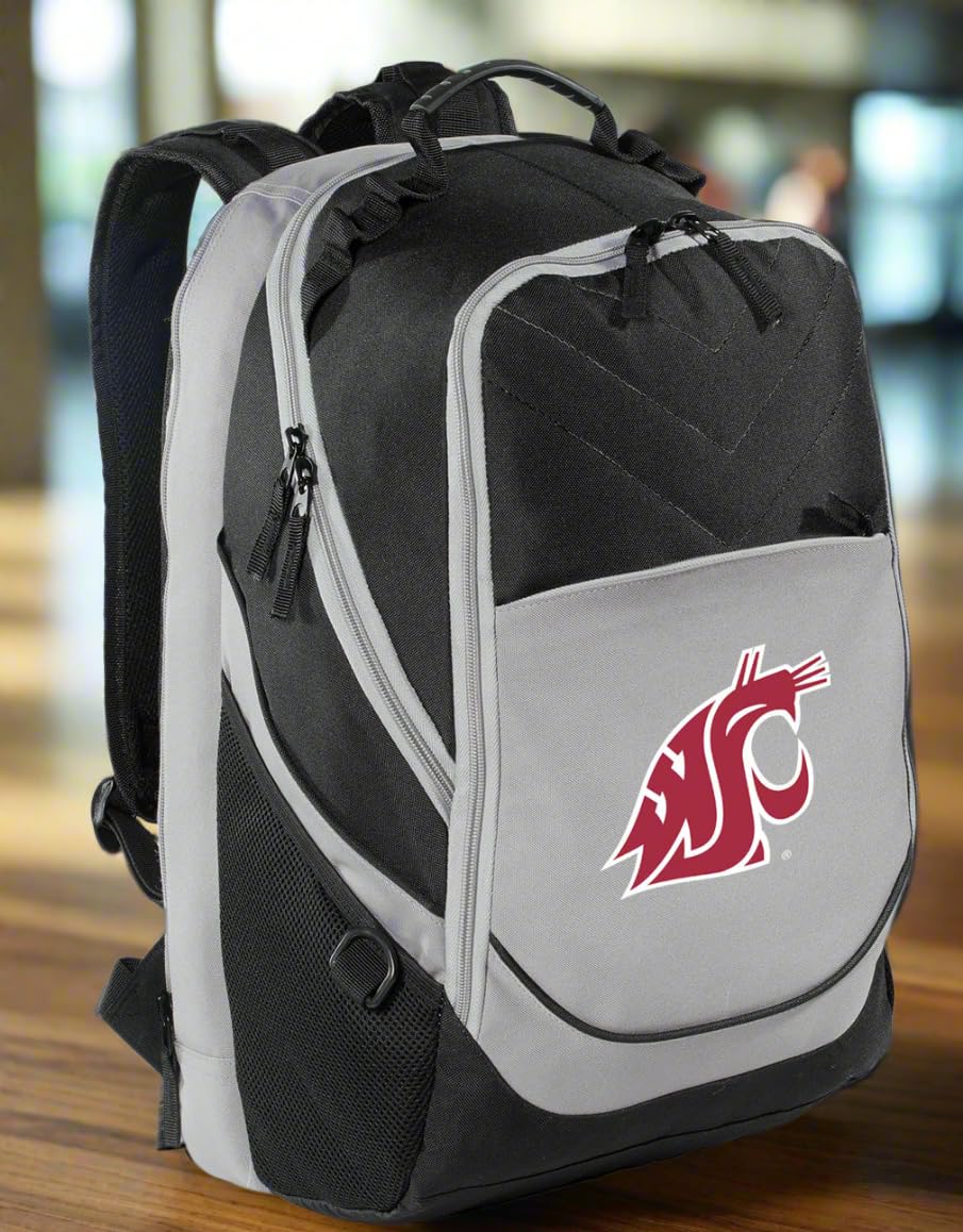 Washington State University Backpack - Official WSU Laptop Computer Bag for Students, Professionals, and Campus Life