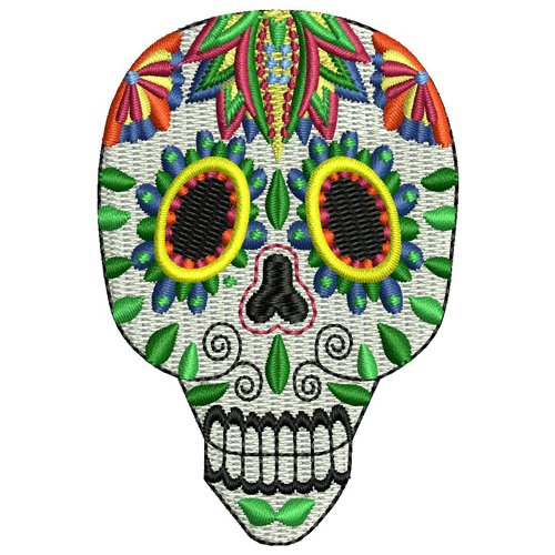Threadart Machine Embroidery Design Bundles - Sugar Skull Collection (10+ Regional Sets) - USB Stick Ready - Perfect for Halloween Costumes, Dia de Los Muertos Decor & Embroidery Projects