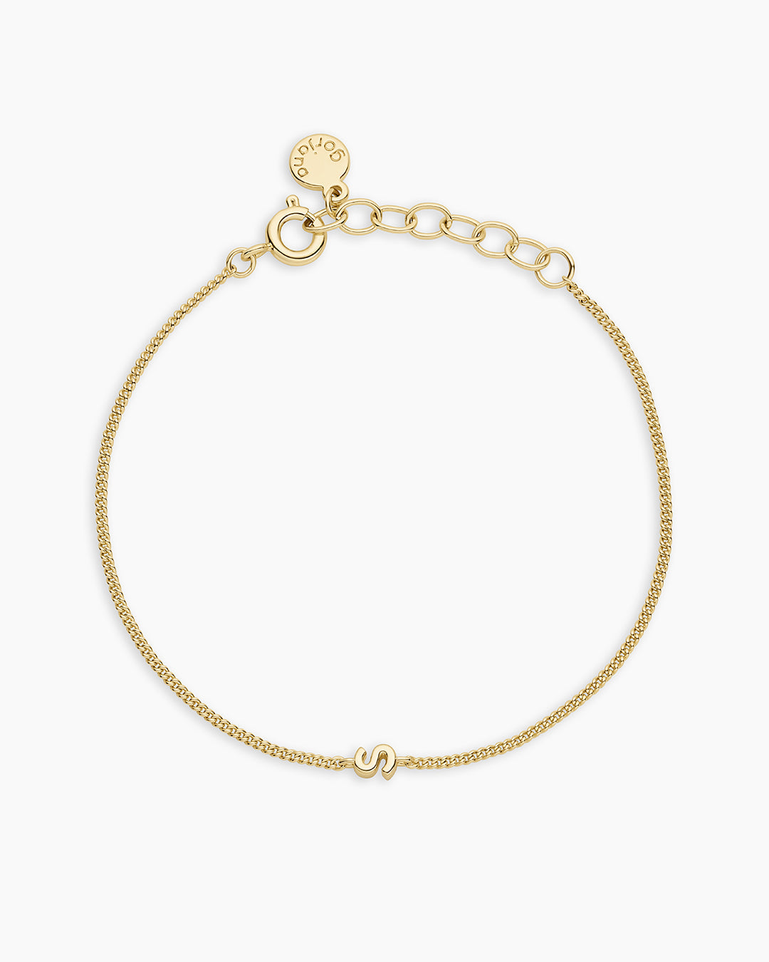 Wilder Mini Alphabet Bracelet - Personalized Initial Letter Bracelet for Women & Girls - Trendy Stackable Jewelry for Everyday Wear & Gifts
