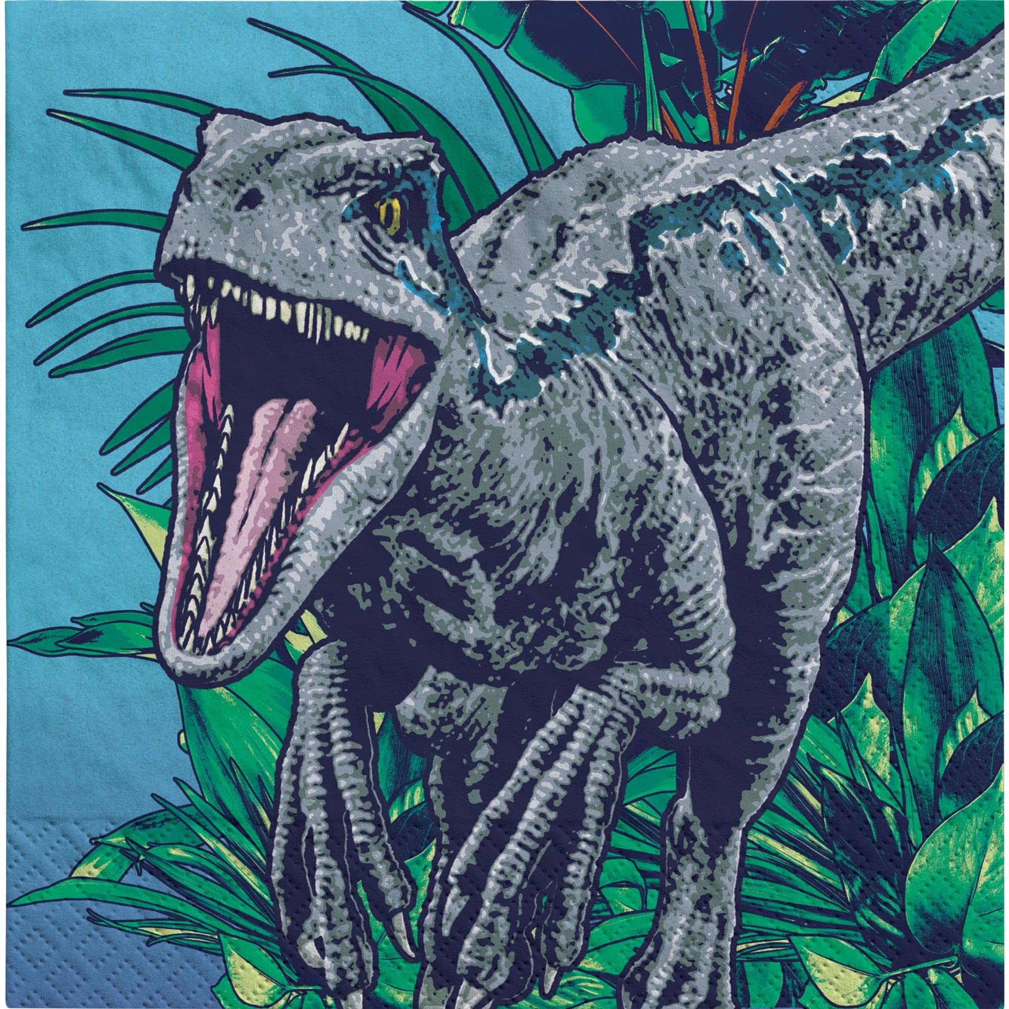 Jurassic World Party Supplies Bundle - 16-Piece Set with Napkins, Plates & Cups - Dinosaur Themed Kids Birthday Party Decorations - Perfect for Birthday Celebrations, Themed Events & Classroom Activities