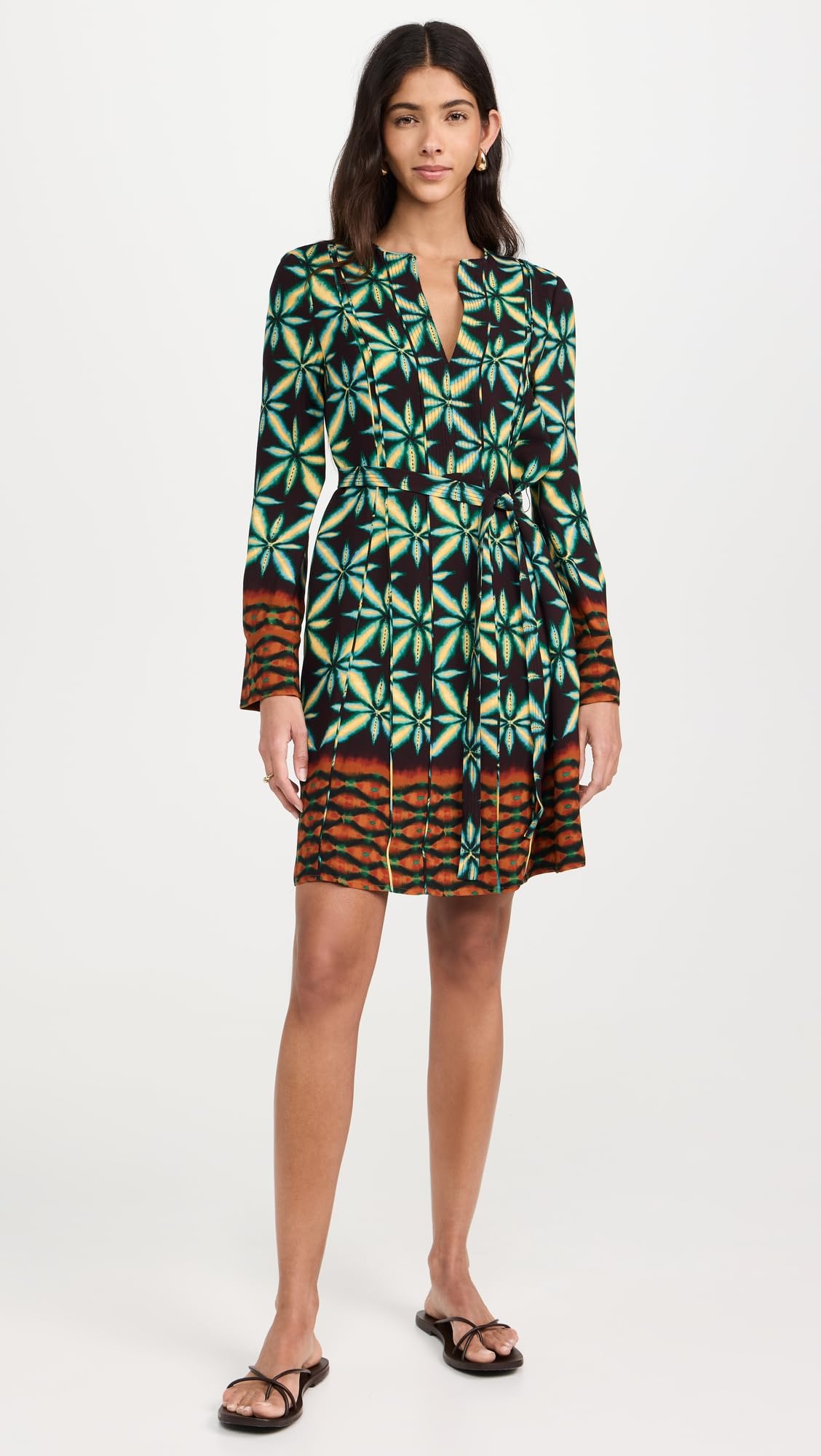 Ulla Johnson Women's Daisy Floral Print Midi Dress - Summer Boho Chic Style for Beach, Wedding & Vacation Outfits