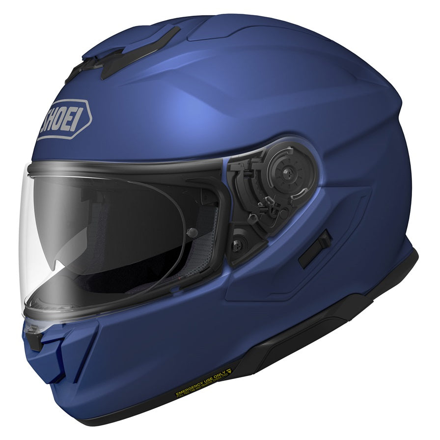 Shoei GT Air 3 Motorcycle Helmet - Matte Blue Finish | DOT & ECE Certified | Full Face Street Bike Helmet for Men & Women | Perfect for Commuting, Touring & Long Rides