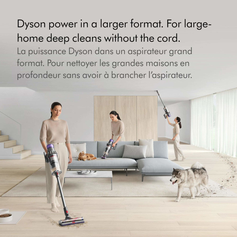 Refurbished Dyson Outsize Plus Cordless Vacuum Cleaner - Excellent Condition with 1 Year Warranty | Powerful Suction for Large Homes & Pet Hair Removal