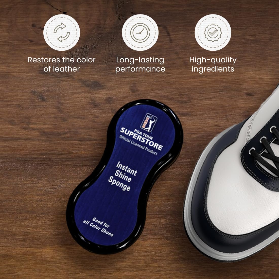 Rochester Instant Shine Shoe Polish - Quick & Easy Shoe Cleaner for Leather, Suede & Nubuck - Perfect for Office, Travel & Everyday Shoe Care