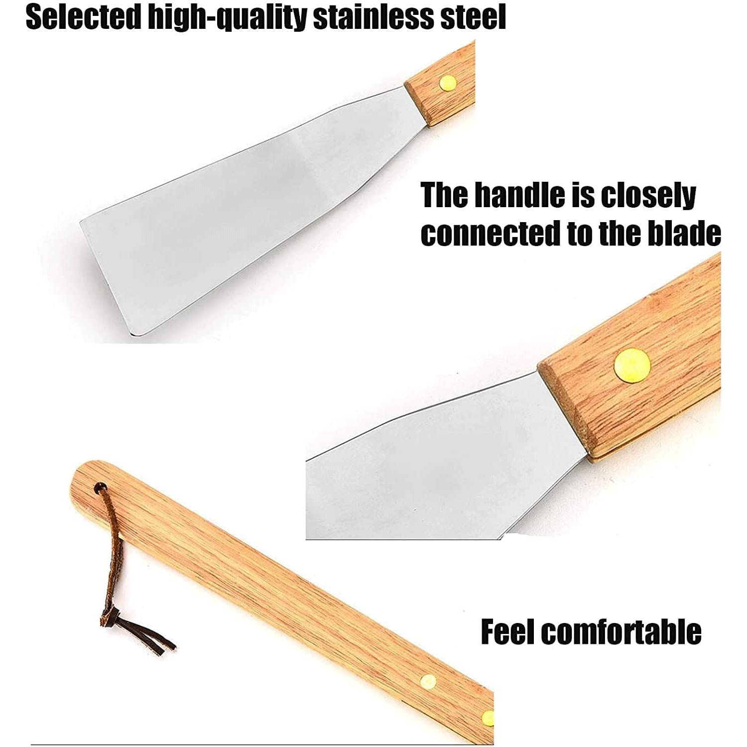 Premium 10-Piece Stainless Steel BBQ Grill Tools Set - Heavy Duty Grill Utensils for Men & Women - Perfect for Camping, Backyard Barbecues, Tailgating & Outdoor Cooking