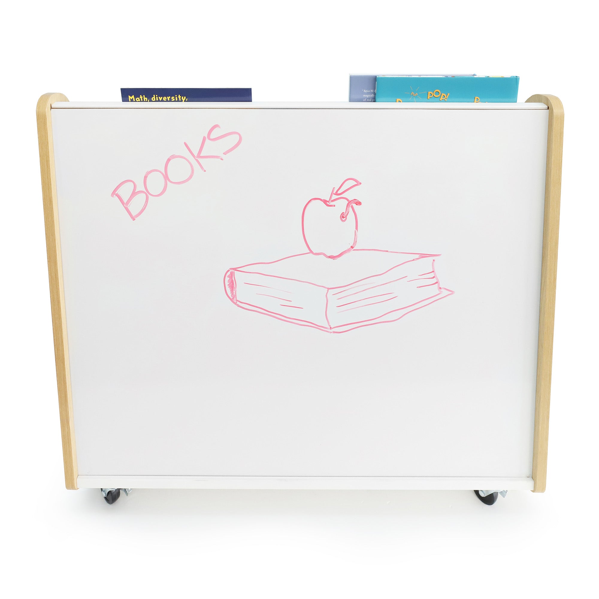 Elevated™ Mobile Book Display Stand WB1936 - Adjustable Book Holder for Reading, Cooking, and Office Use