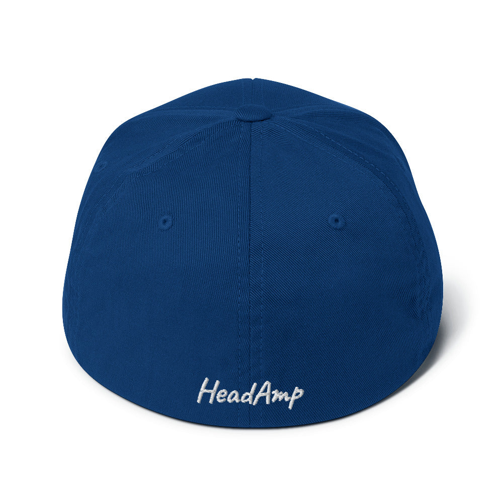 HeadAmp Embroidered Baseball Cap - Adjustable Fitted Hat for Men & Women - Perfect for Outdoor Sports, Running, Hiking & Casual Wear