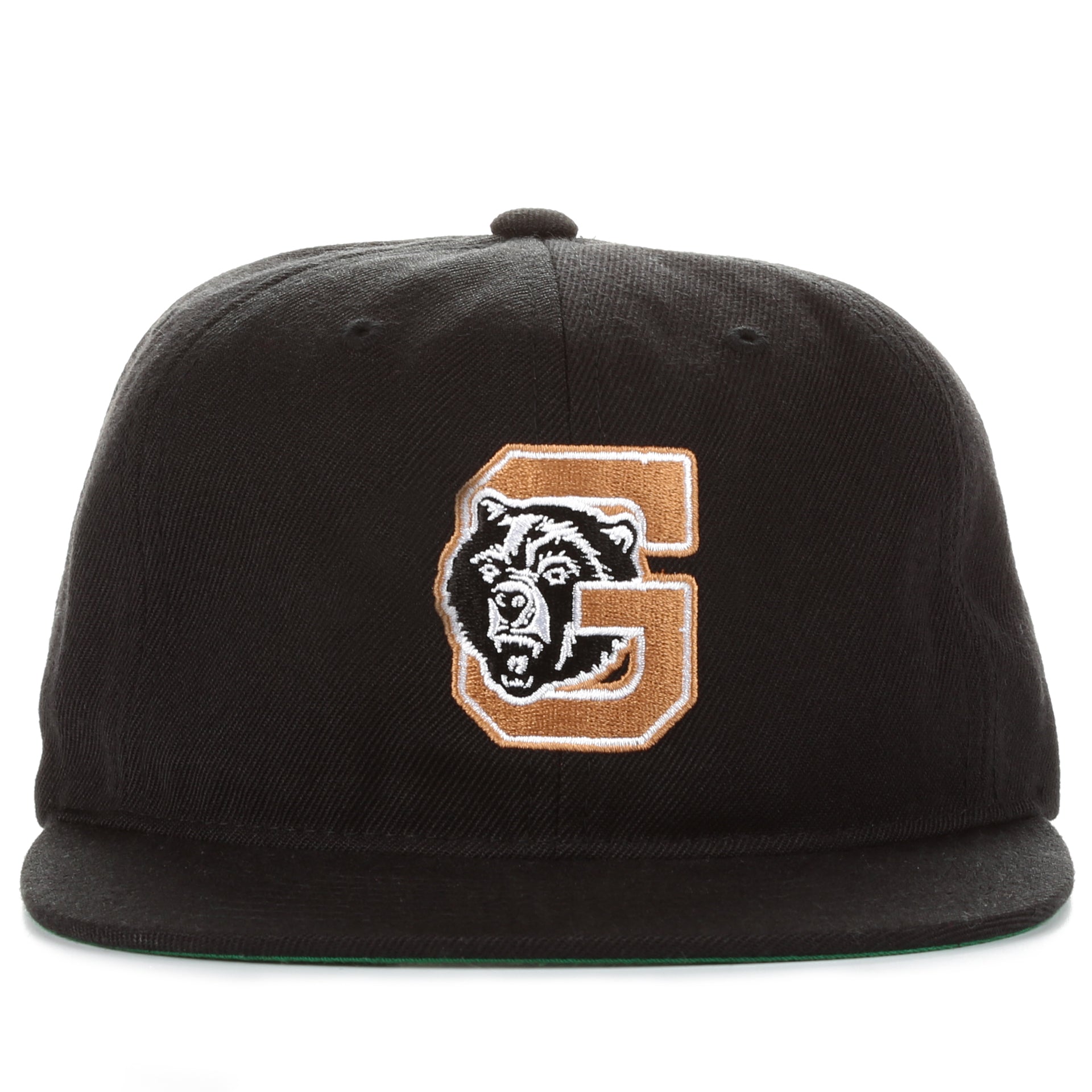 Grizzly Northfield Snapback Hat - Black Adjustable Baseball Cap for Men & Women - Perfect for Sports, Casual Wear & Outdoor Activities
