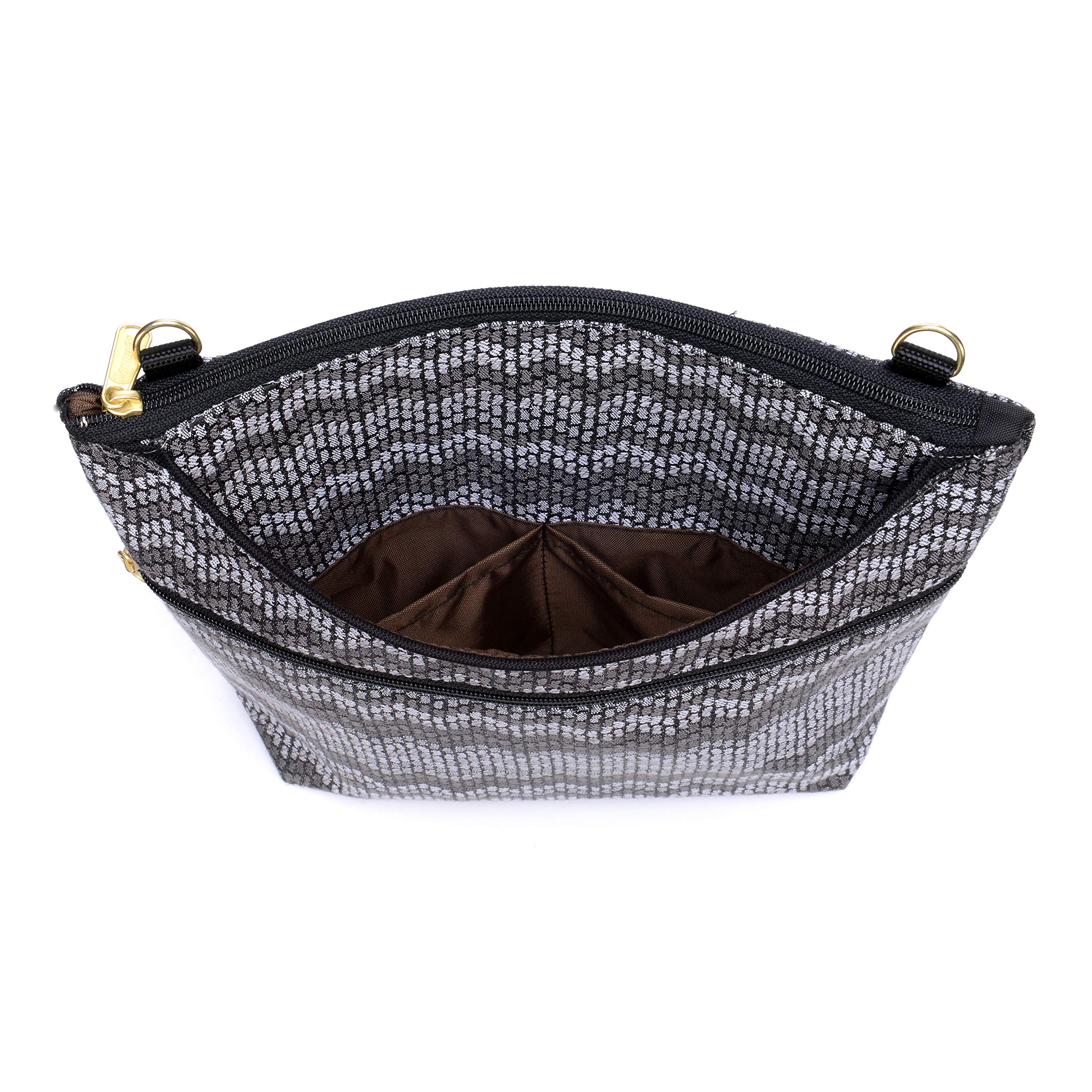 Danny K. Women's Handmade Tapestry Crossbody Bag - Maggie Purse, USA Made Boho Shoulder Bag for Travel, Shopping & Everyday Use