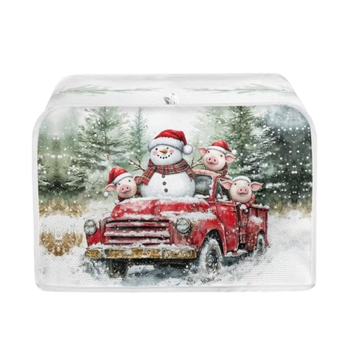 Christmas Snowman Pig