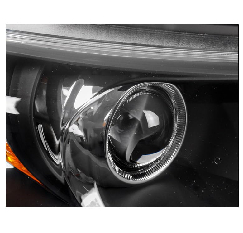 2013-2015 Honda Accord Sedan 4DR Black Projector Headlights - High Performance LED Headlamps for Night Driving & Enhanced Visibility