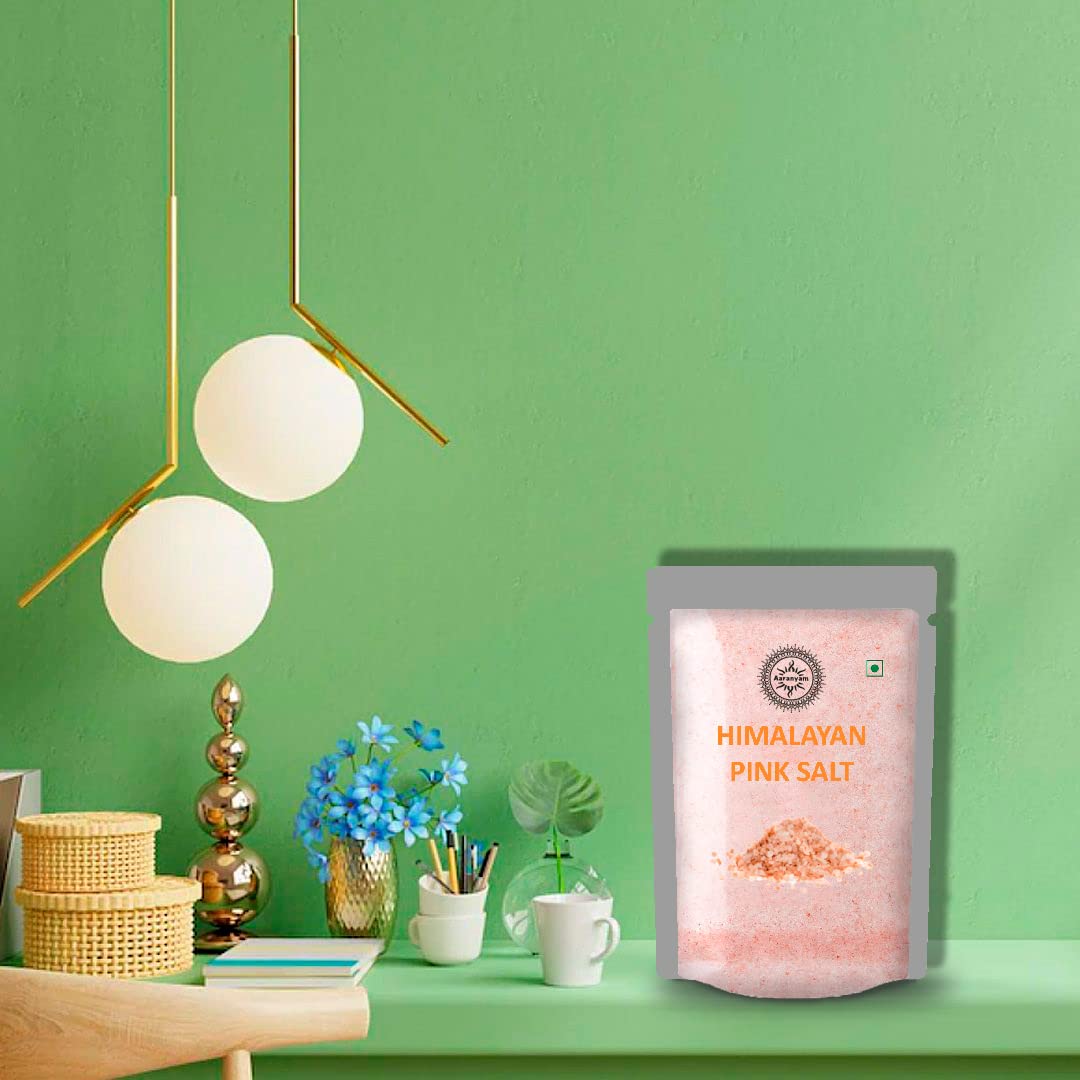 Aaranyam Himalayan Pink Salt - 100% Pure, Raw, Unrefined with 84 Minerals - 2 Pack (750g Each) - Coarse Grind, Natural, Kosher, Non-GMO - Perfect for Cooking, Seasoning & Gourmet Dishes