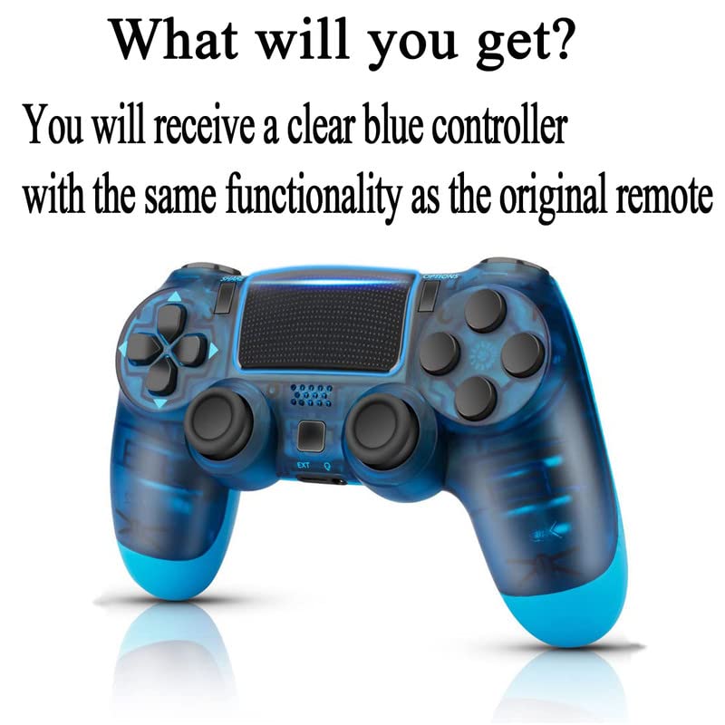 Wireless PS4 Controller with Dual Vibration & Motion Control - Compatible with Playstation 4/Slim/Pro & PC - Ergonomic Gamepad Joystick Remote (Yellow) - Perfect for Gaming, Streaming & Multiplayer Sessions