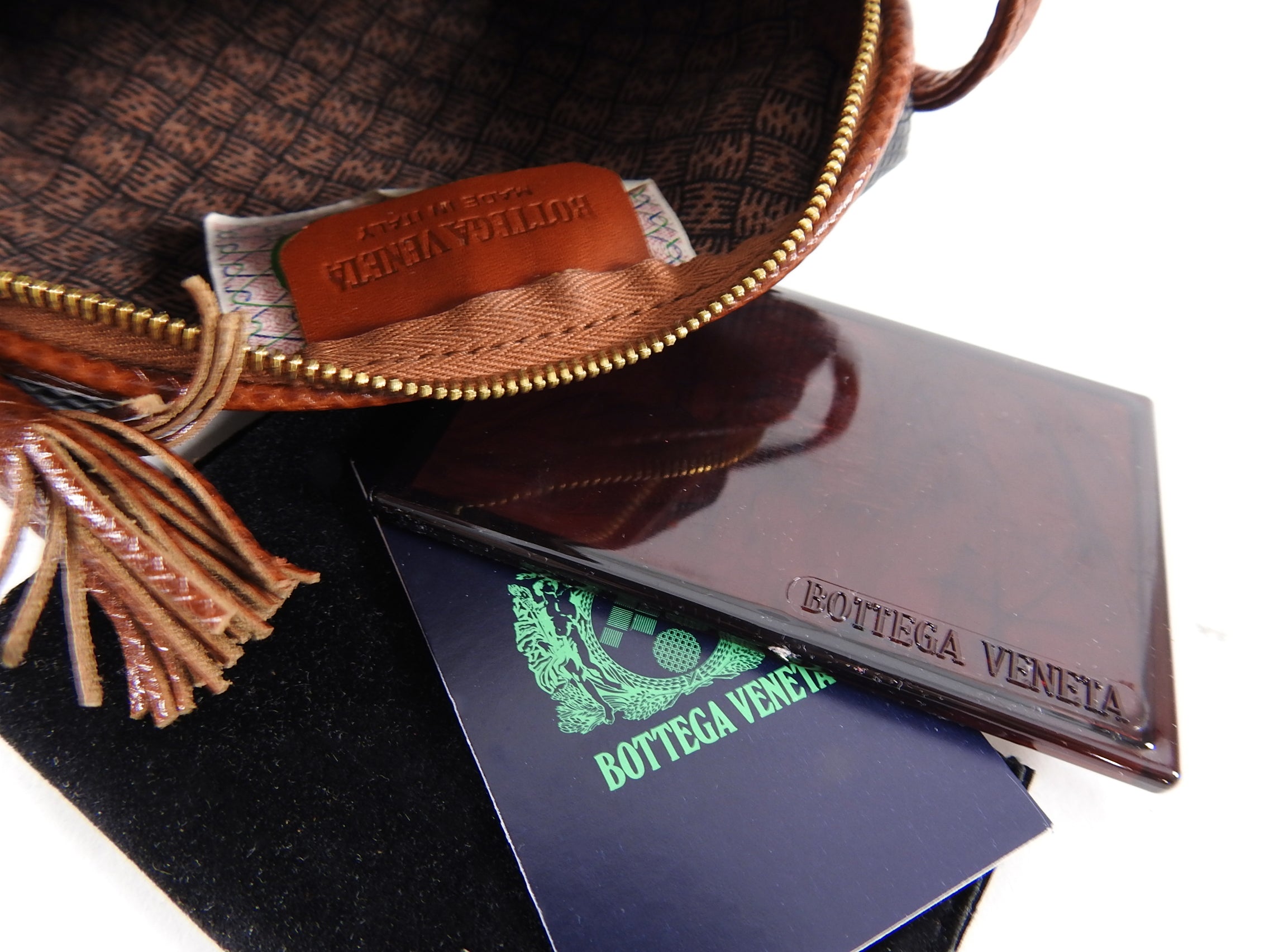 Bottega Veneta Vintage Marco Polo Small Square Crossbody Bag - Luxury Leather Shoulder Bag for Women | Perfect for Date Night, Travel & Everyday Use