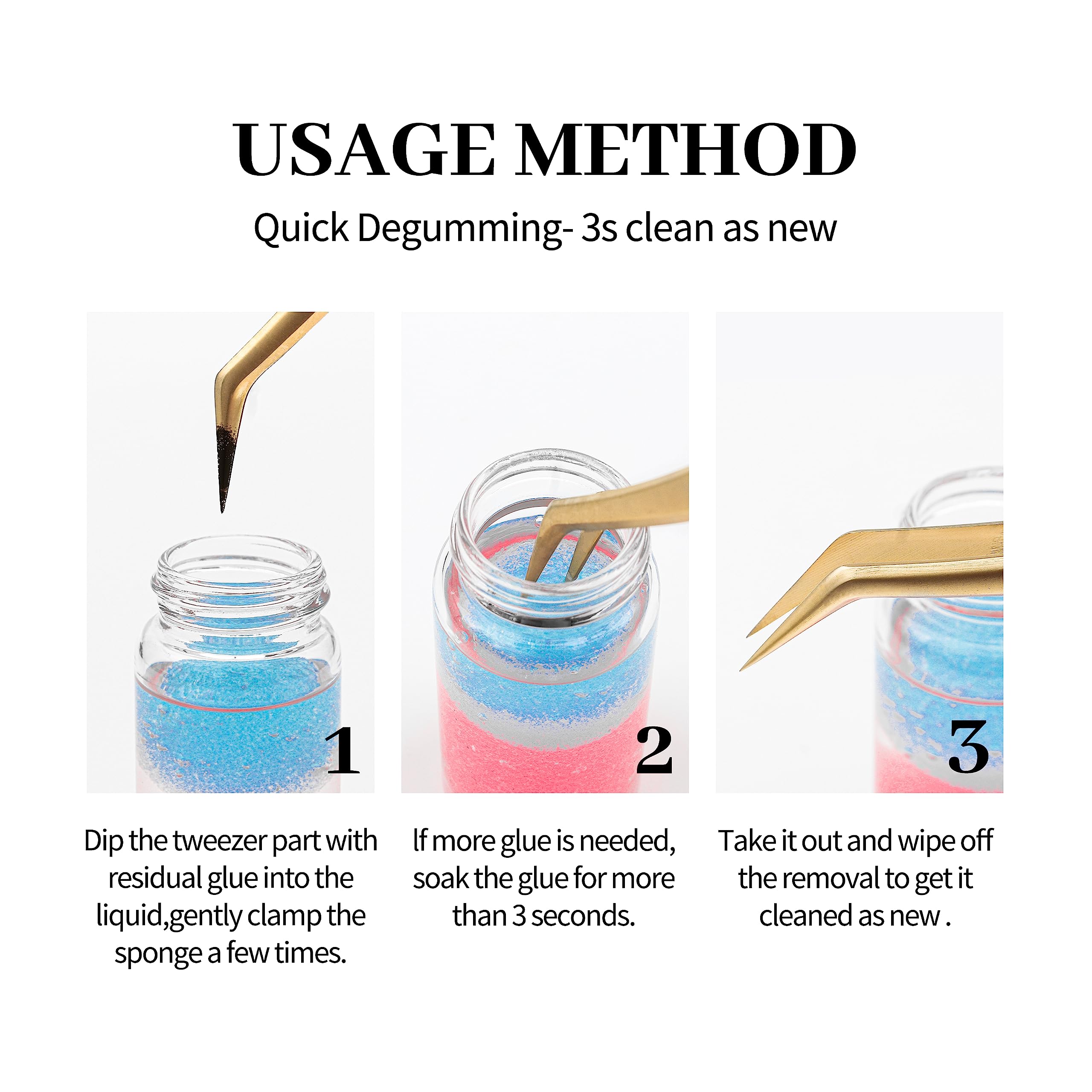 30ml Eyelash Extension Glue Remover & Tweezers Cleaner - Professional Lash Tool Cleaning Solution for Salon & Home Use - Perfect for Eyelash Technicians & DIY Beauty
