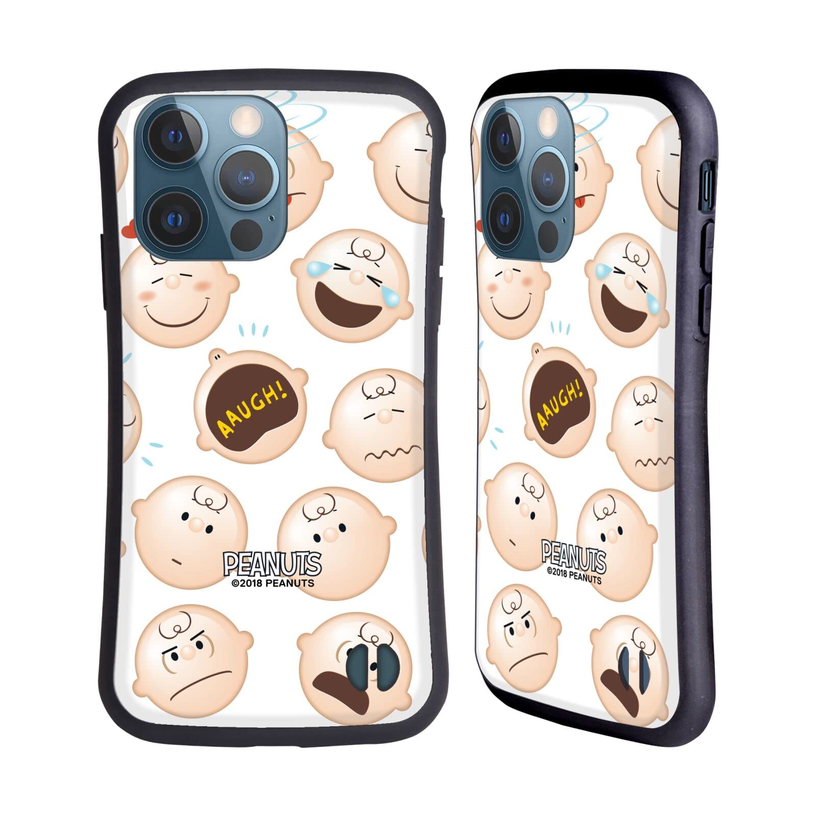 Officially Licensed Peanuts Charlie Brown iPhone 13 Pro Case - Durable Hybrid Protective Cover with Premium Character Patterns - Perfect for School, Work & Everyday Use