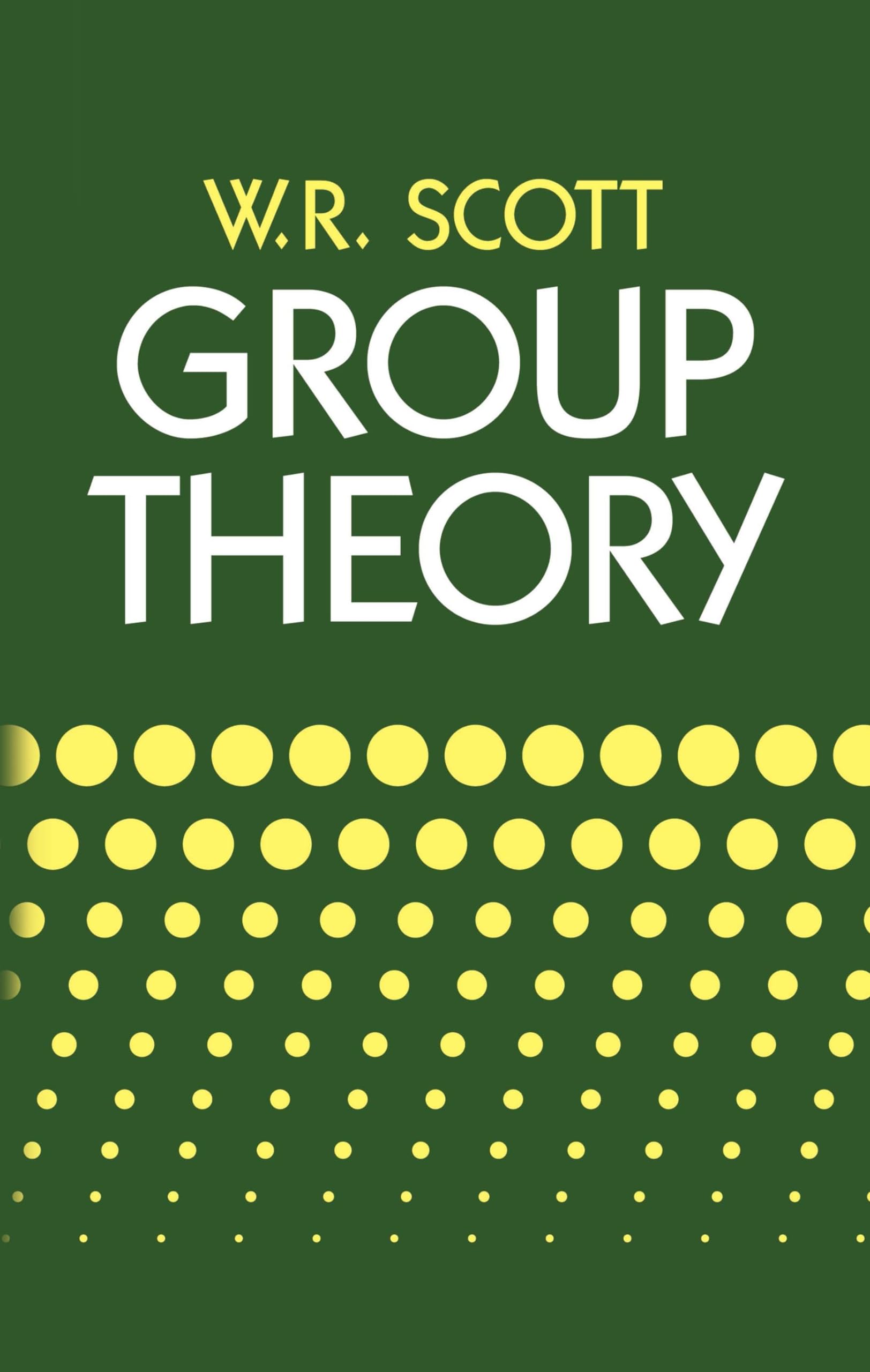 Group Theory Book - Dover Mathematics for Study & Research