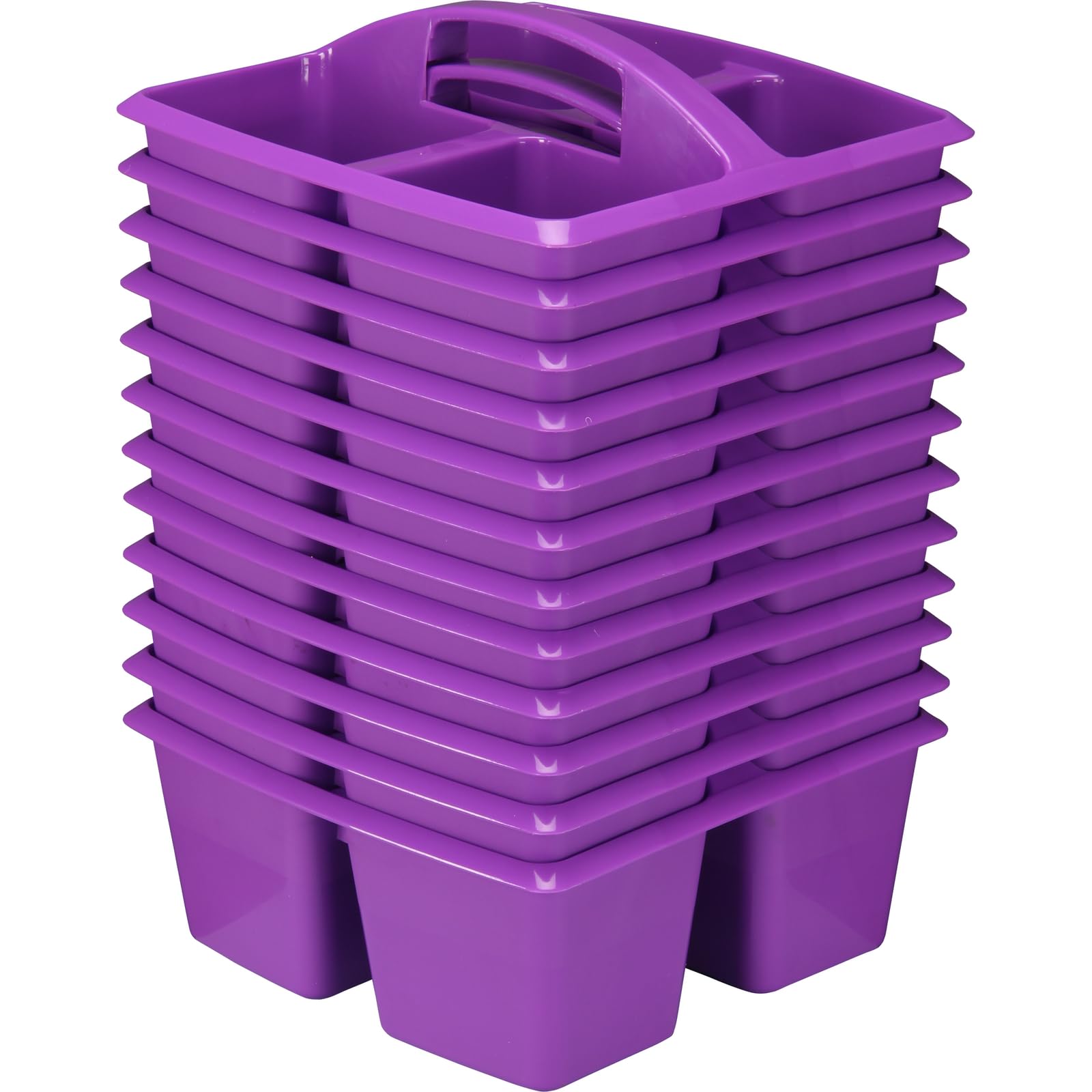 Really Good Stuff 4-Compartment Classroom Caddies - Set of 12 for School Supplies Organization | Perfect for Teacher Desks, Student Tables & Homeschool Stations