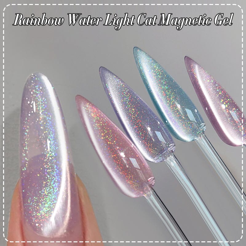 Rainbow Cat Magnetic Gel Polish - 10ml Water Light Nail Art MY84 MY89 - Perfect for DIY Manicures & Nail Salon Use