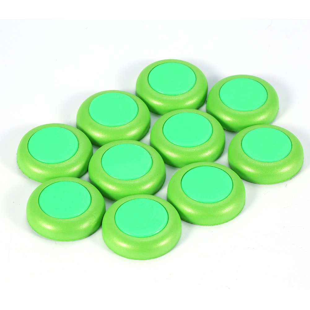 Yosoo 10Pcs EVA Soft Dart Refills for Foam Blaster Guns - Family Game Accessories (Green)