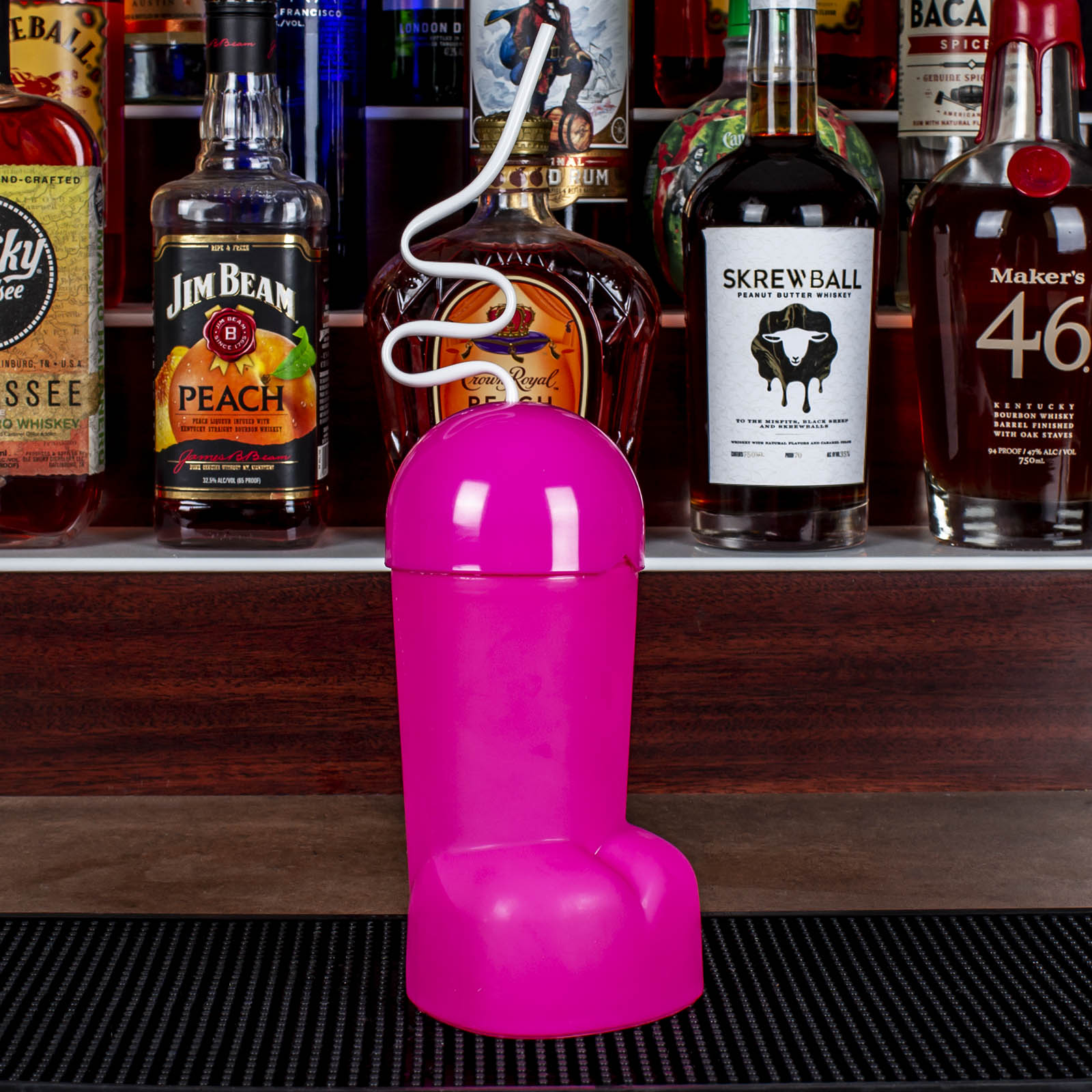 20oz Cocktail Cup with Lid & Straw - Reusable, Leak-Proof Drinking Glass for Parties, Poolside, and Outdoor Events