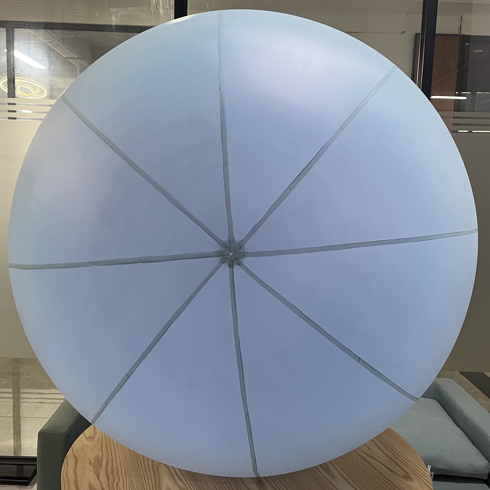 Sayok 40-Inch Large Inflatable Uranus Planet Balloon - 0.25mm PVC Solar System Model for Science Education, Planetarium Decor & Space Themed Parties - Perfect for Classroom Learning, Astronomy Events & Kids' Birthday Decorations