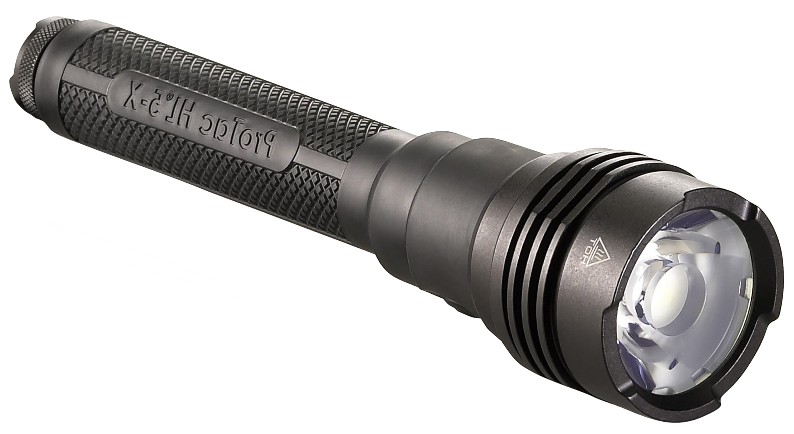 Streamlight 88075 ProTac HL 5-X 3500-Lumen Tactical Flashlight - Rechargeable Multi-Fuel Professional LED Light with 4 CR123A Batteries & Wrist Lanyard - Ideal for Law Enforcement, Military, Camping & Emergency Use