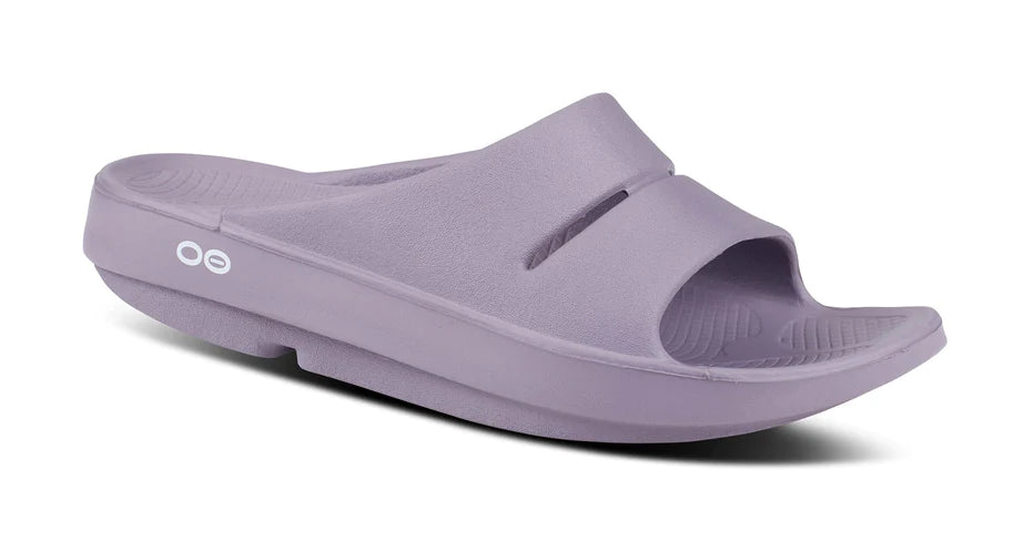 Oofos OOahh Slide Sandal - Comfortable Recovery Sandals for Men & Women - Post-Workout, Running, Walking - Arch Support & Cushioning for Pain Relief