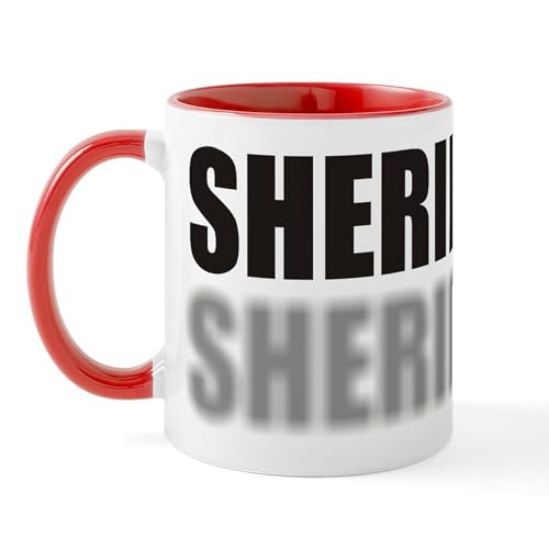 White/Red Inside - SHERIFF Mug