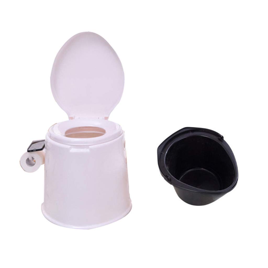 Portable Camping Toilet with Wide Seat - Lightweight & Comfortable Travel Commode for Camping, Hiking, RV, Picnics, Hospitals & Outdoor Adventures - Ideal for Home Use & Emergency Preparedness