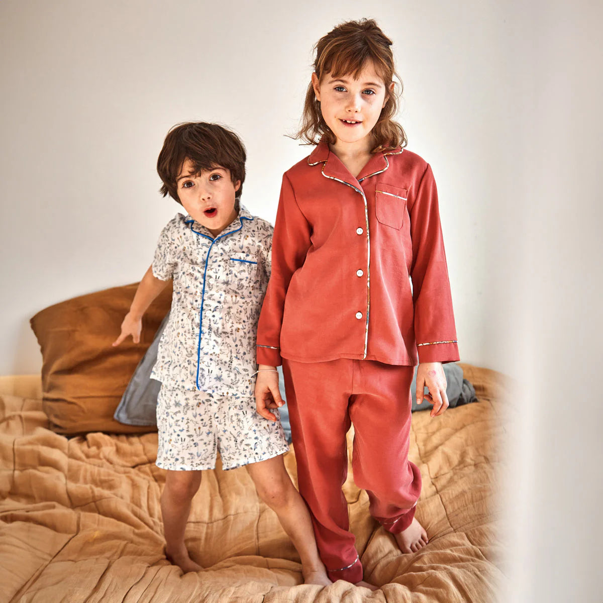 Budapest Pajama Pattern for Kids Ages 3-12 Years | Comfortable Sleepwear for Boys & Girls | Perfect for Bedtime, Lounging & Sleepovers
