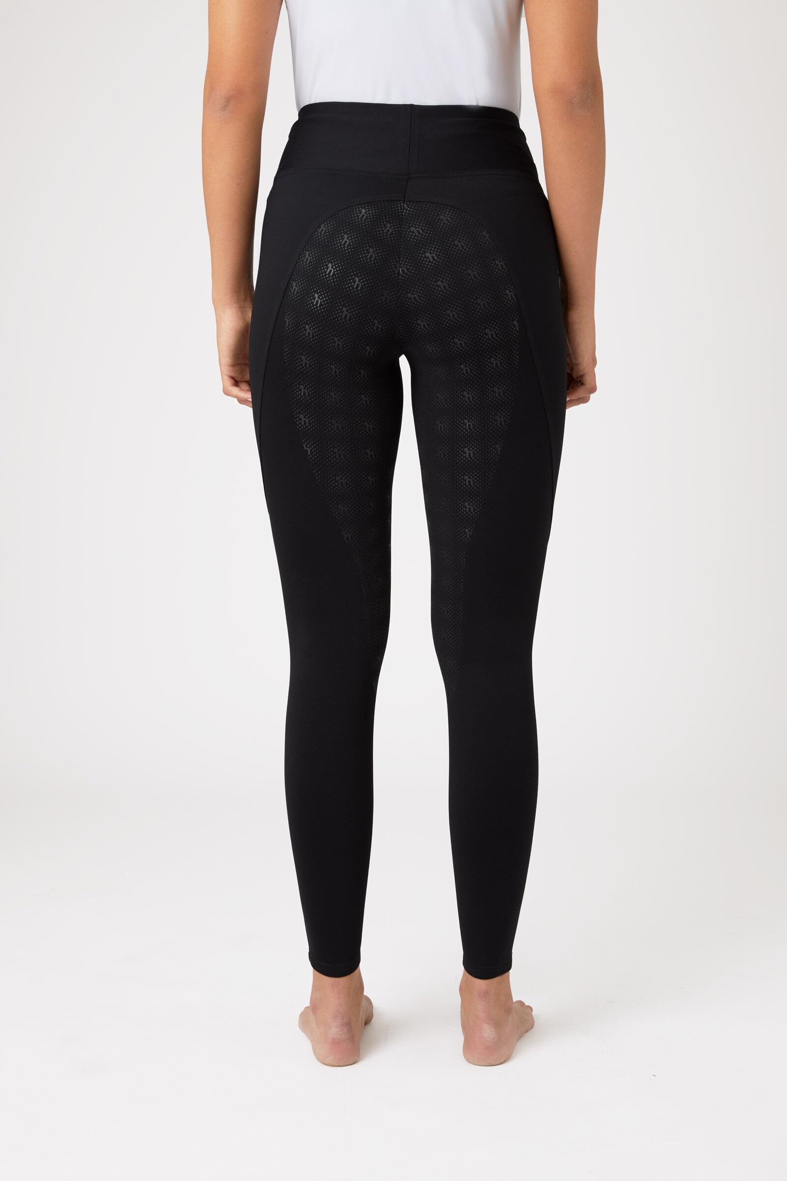 HORZE Juliet Women's Hyper Flex Full Seat Equestrian Tights - Perfect for Horse Riding, Training & Show Jumping