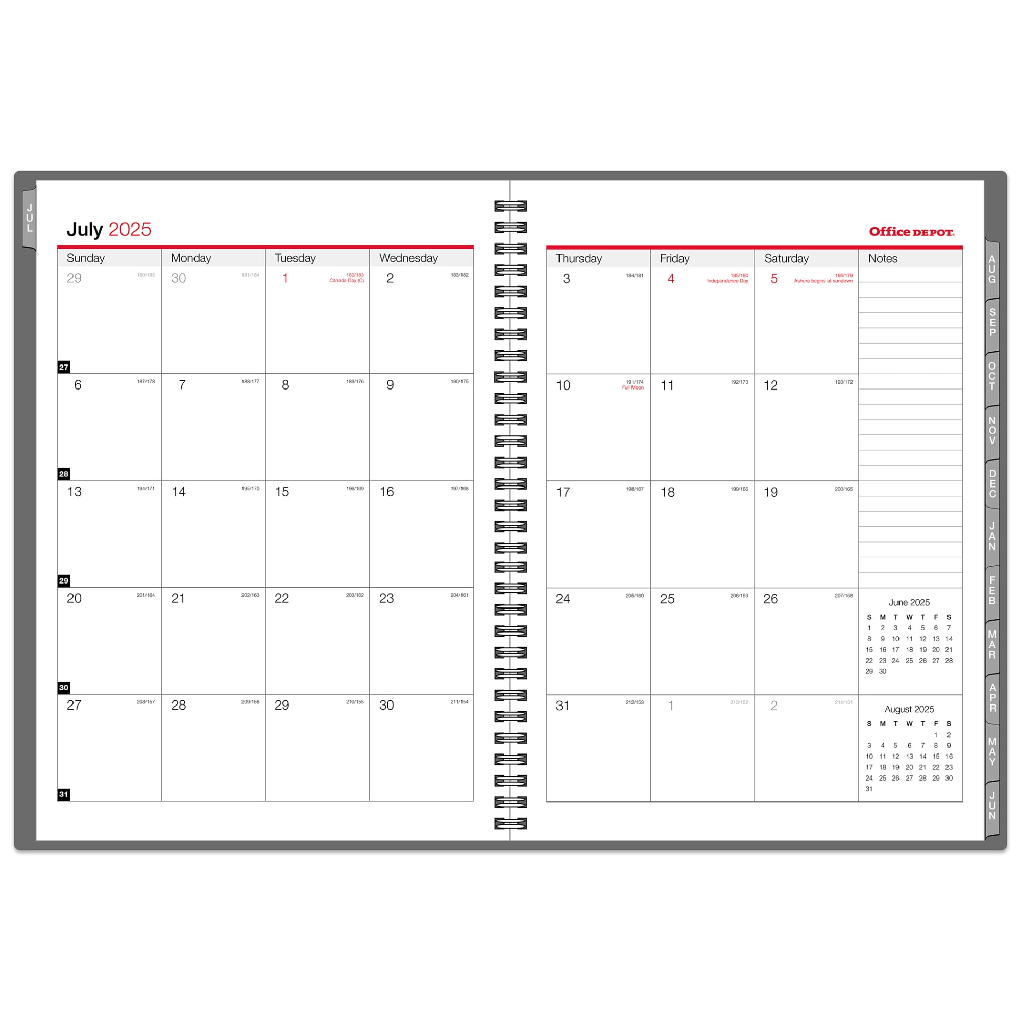 2025-2026 Office Depot® Academic Monthly Planner - 8.5