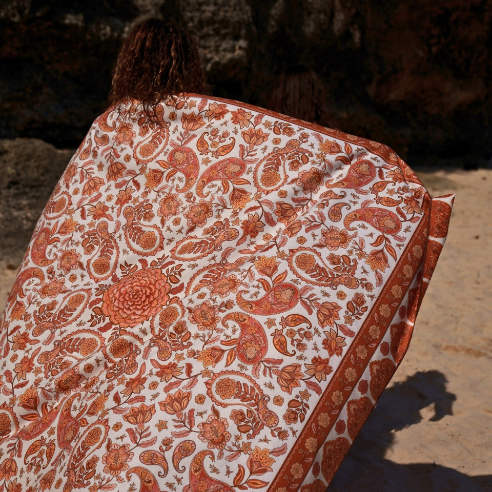 XL Marigold Sand Free Beach Towel - Quick Dry, Super Absorbent, UV Protection - Perfect for Pool, Beach, Vacation & Outdoor Activities
