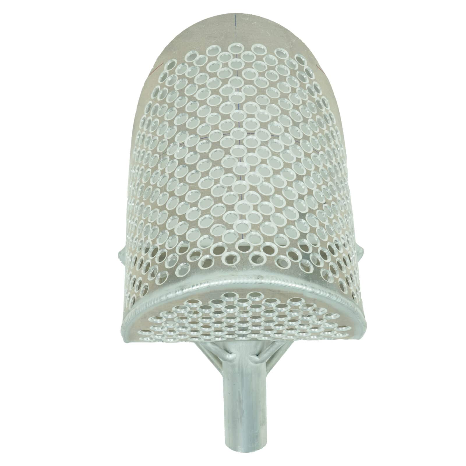 Dune Scoops Poseidon Large Lightweight Aluminum Beach Sand Scoop - 3mm AMG5 Aluminum with 10mm Holes - Perfect for Metal Detecting, Beachcombing & Treasure Hunting